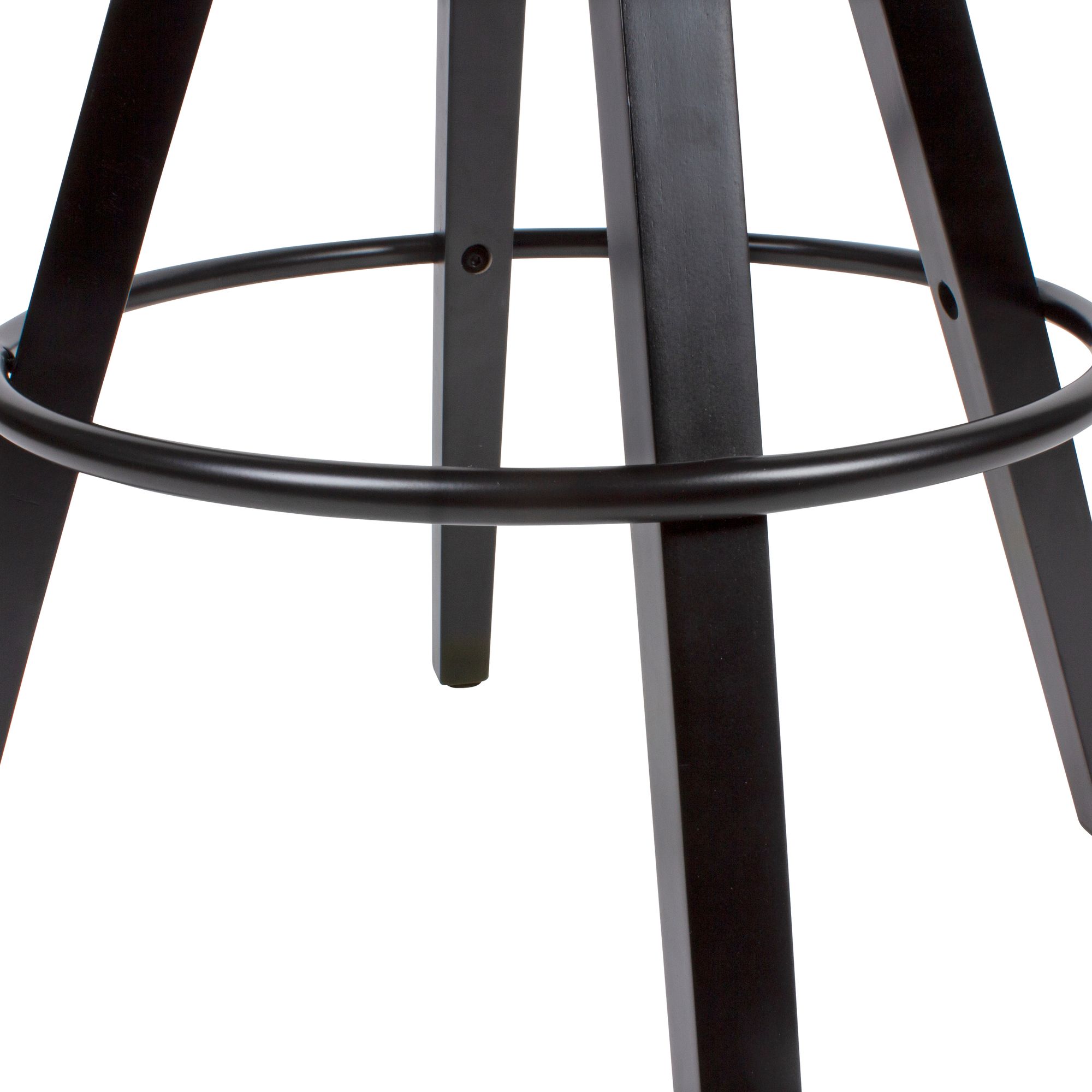 Barhocker Ulfborg Kunstleder Schwarz 49 × 53 × 113 cm