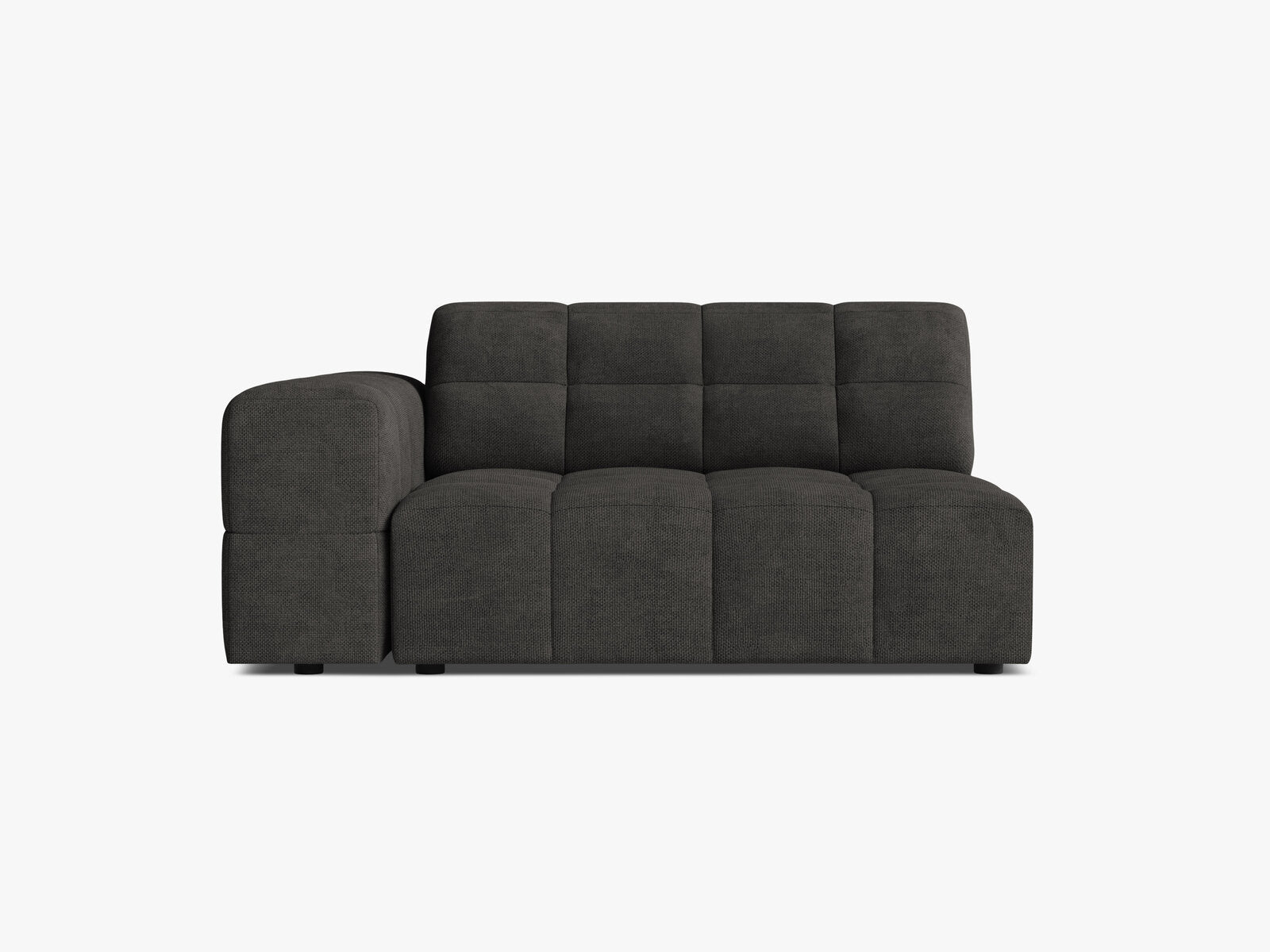 Micadoni Jennifer Sofamodul XL Links Chenille Eden Dunkelgrau