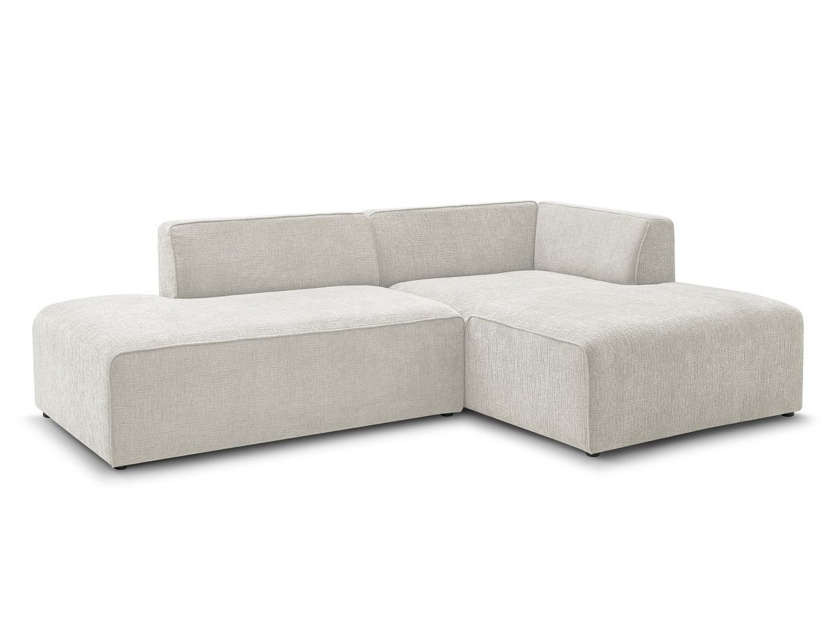 Bobochic Megeve Ecksofa Strukturstoff Beige Ecke rechts