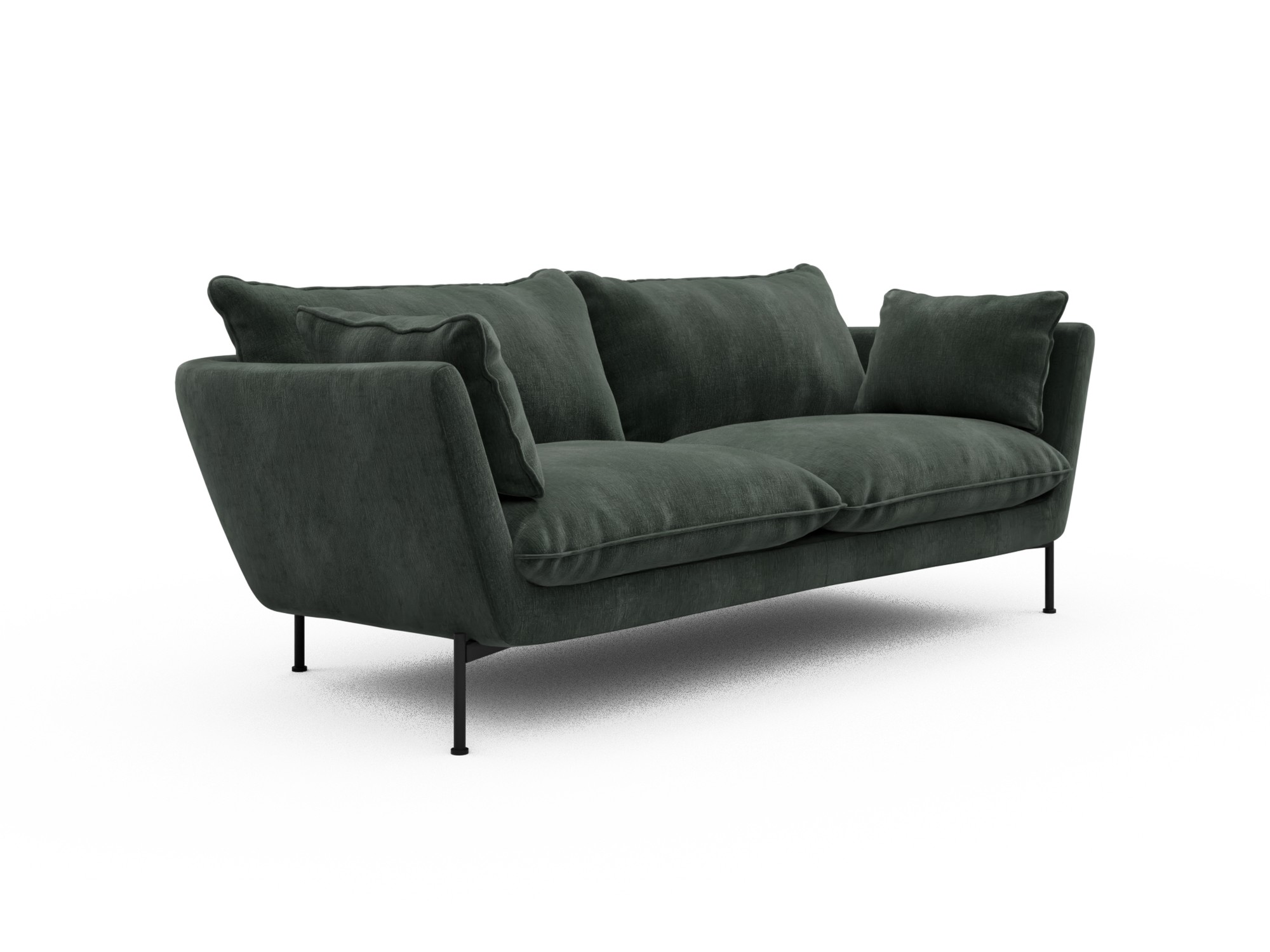 Skandi Home Sofa Anton Soft 2-Sitzer Smooth-Laurel-Green moebelfaktor