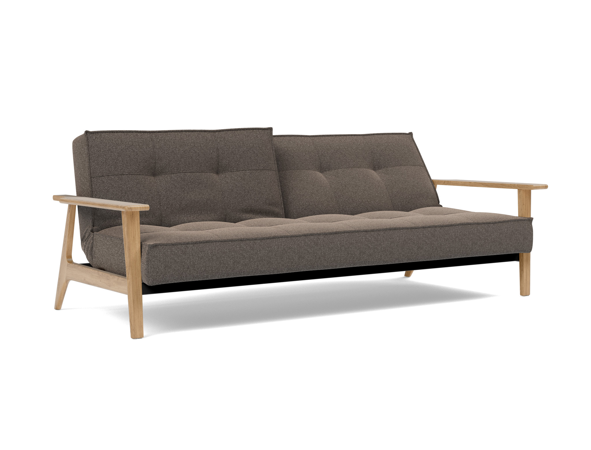 Schlafsofa Splitback Frej Boucle Skandi 530-Taupe