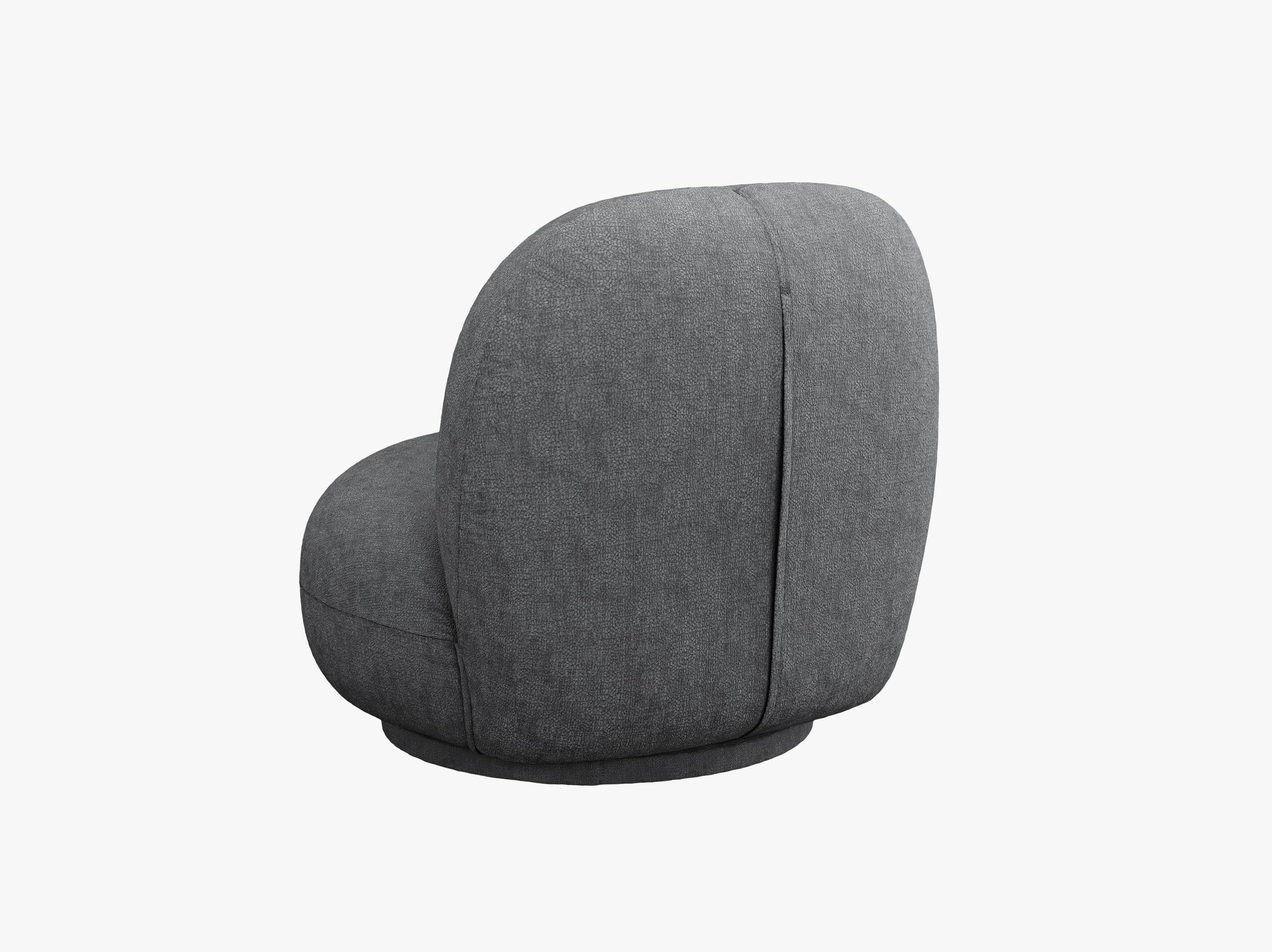 Micadoni Drehbarer Sessel Chuck Chenille Hellgrau