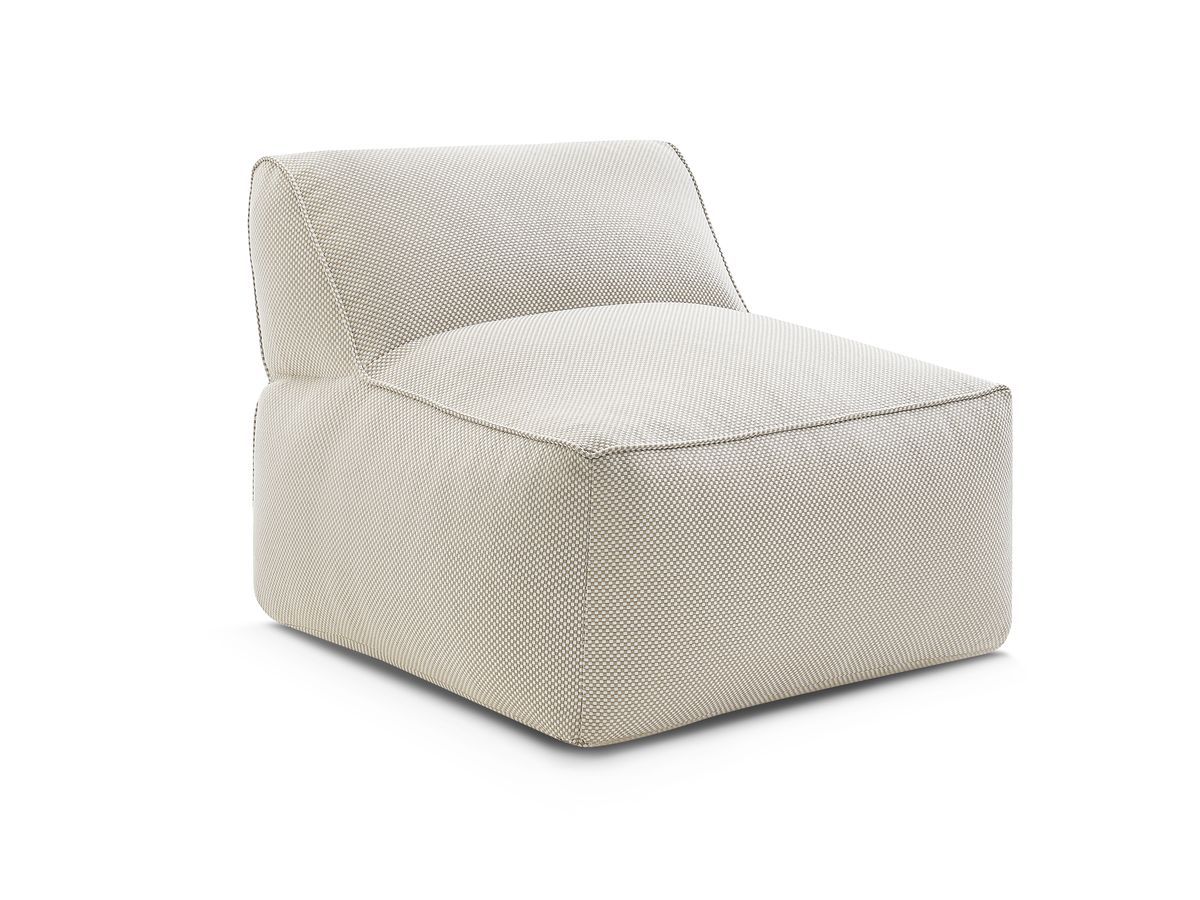 Bobochic Riviera Sofamodul 1-Sitzer Melange-Stoff Beige