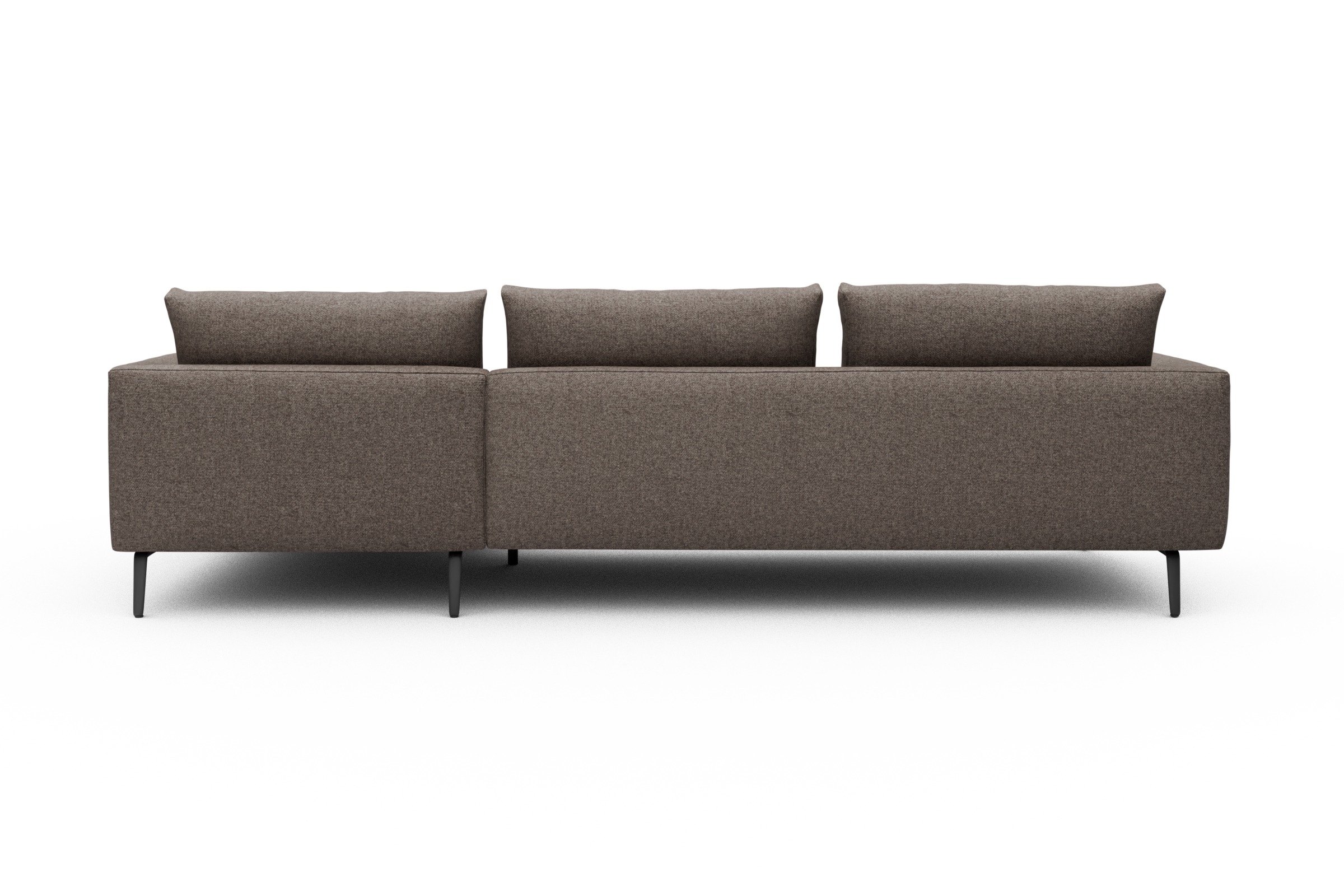 Ecksofa Karl Chaiselongue rechts mit 2,5-Sitzer Sama-Stone