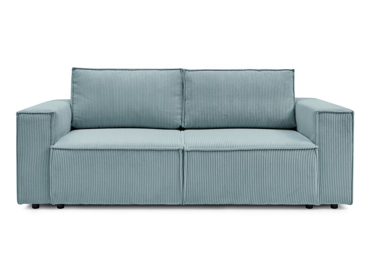 Bobochic Nihad Sofa 2-Sitzer Cordsamt Hellblau