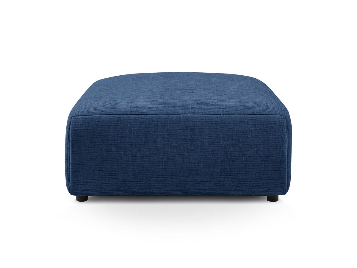 Bobochic Jeanne Pouf 95 × 117 cm Strukturstoff Dunkelblau