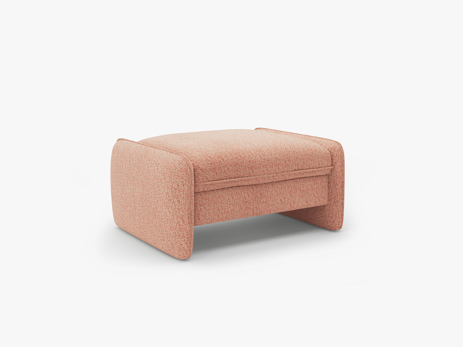 Micadoni Georgia Pouf Chenille Silencio Rosa