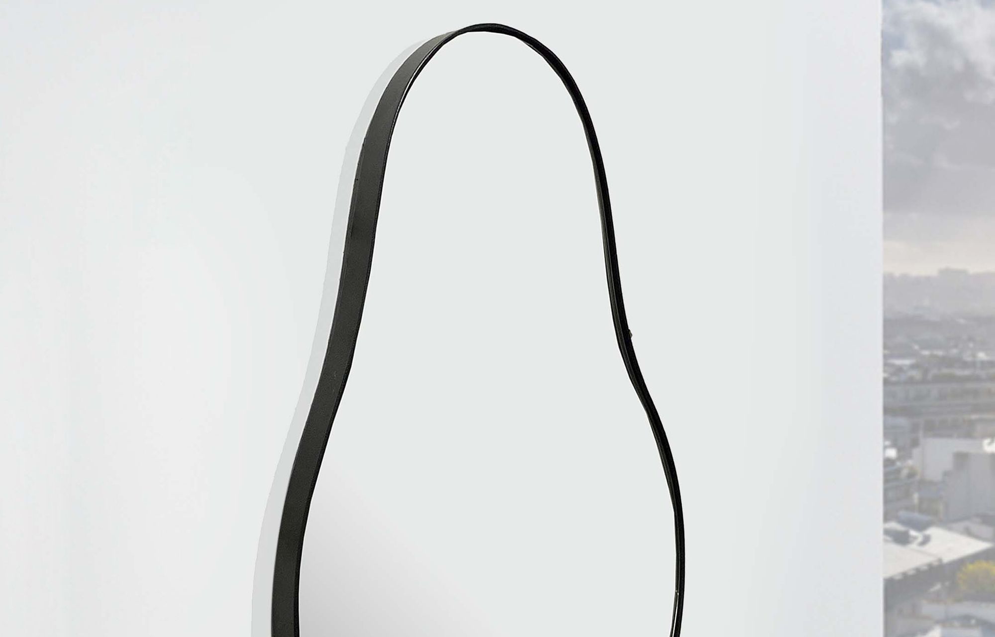 Wandspiegel Havdhem Schwarz 40 × 2,5 × 80 cm