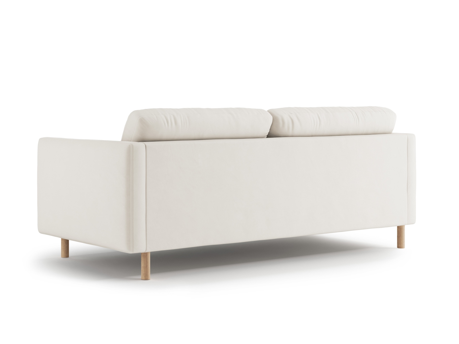 Micadoni Sofa Eden 3-Sitzer Samt Beige