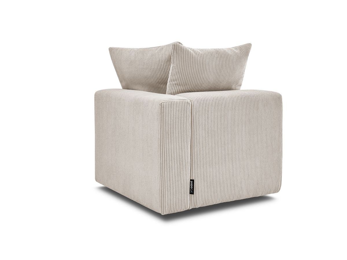 Bobochic Voltaire Eckmodul Cordsamt Beige Ecke rechts
