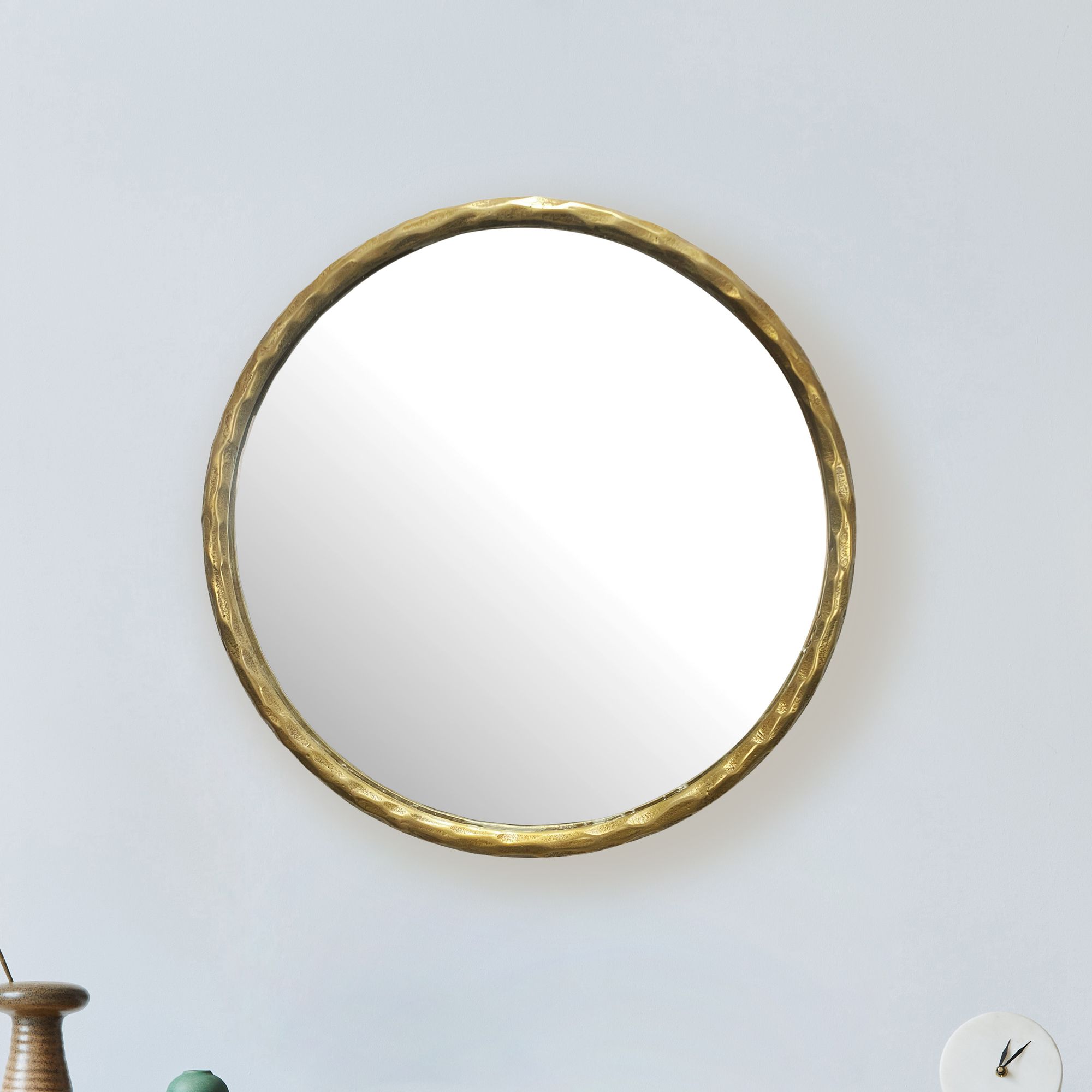 Wandspiegel Heggenes Gold Ø 60 cm