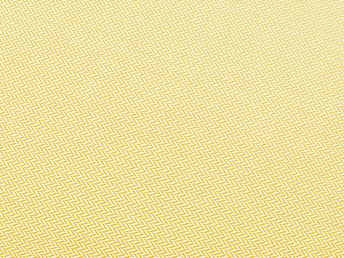 Bobochic Biarritz Pouf Melange-Stoff Gelb