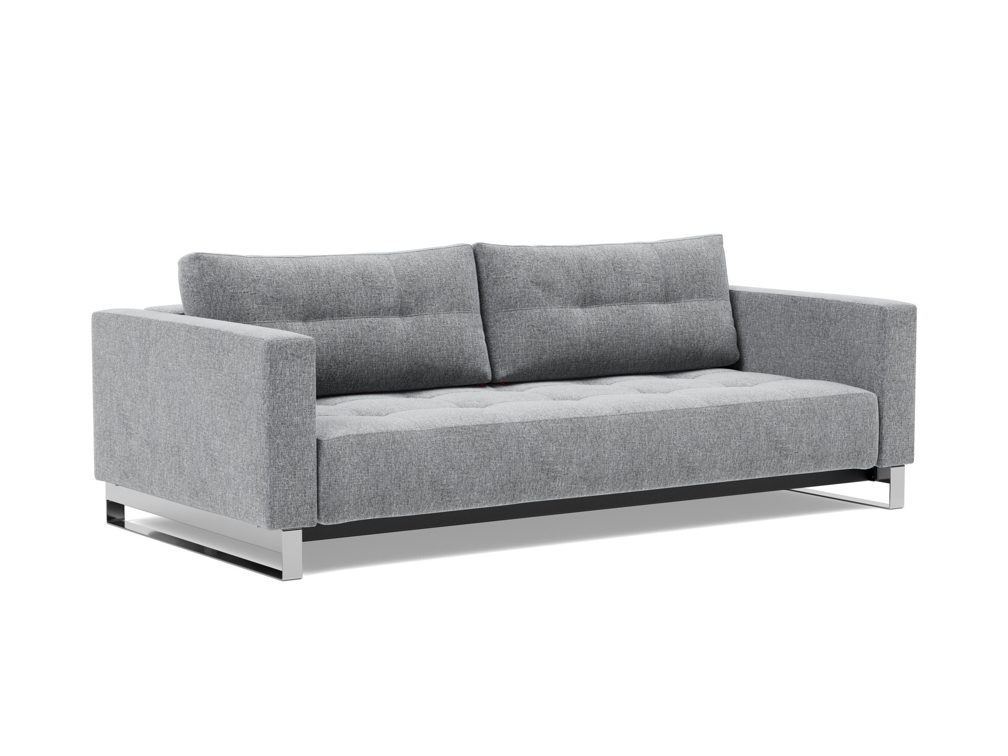 Schlafsofa Cassius D.E.L. Strukturierter Stoff Twist 565-Granite