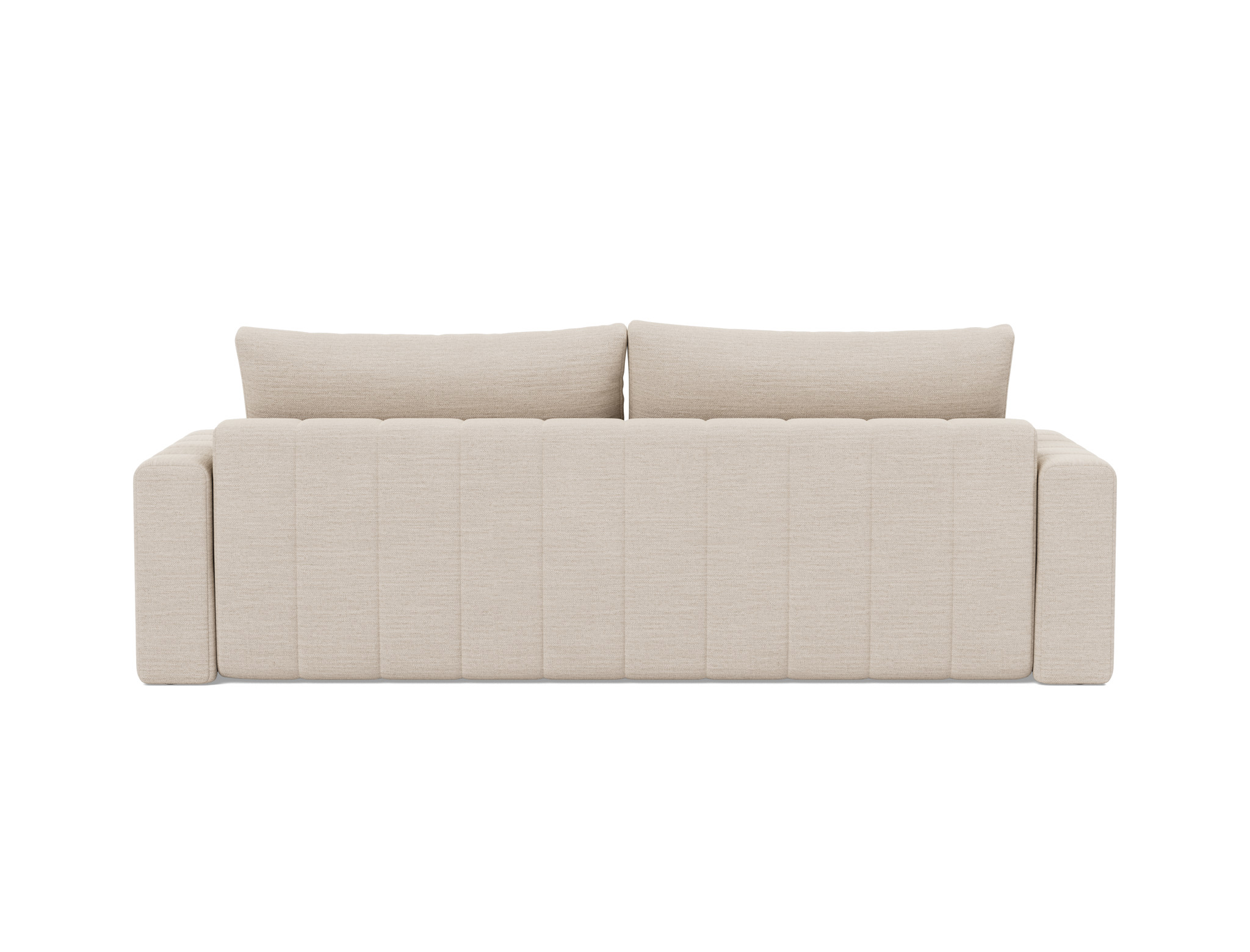 Schlafsofa Akello mit Armlehnen Webstoff Blida 612-Sand-Grey