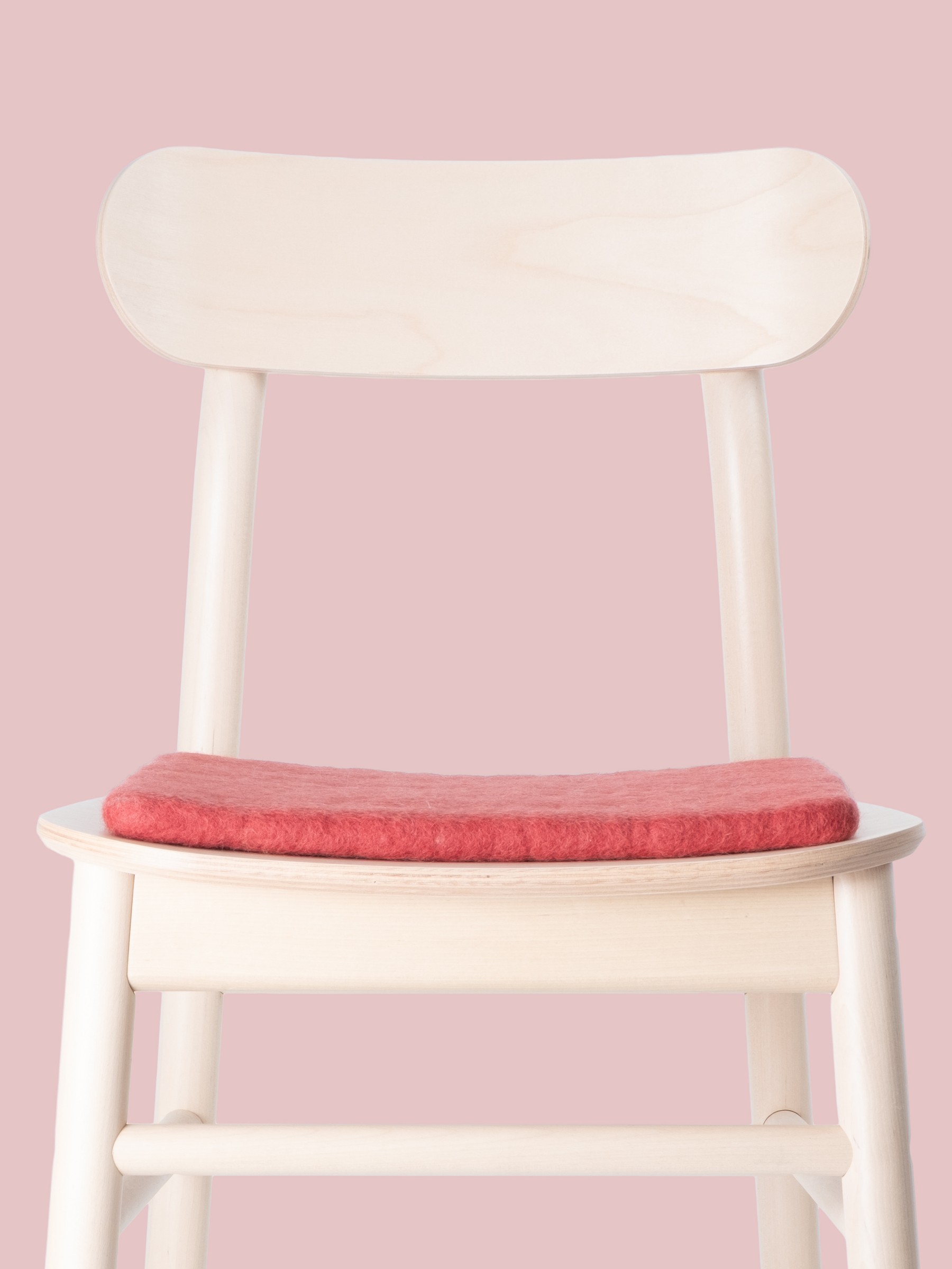 myfelt Kaja Filz-Sitzauflage Weinrot 36 x 36 cm