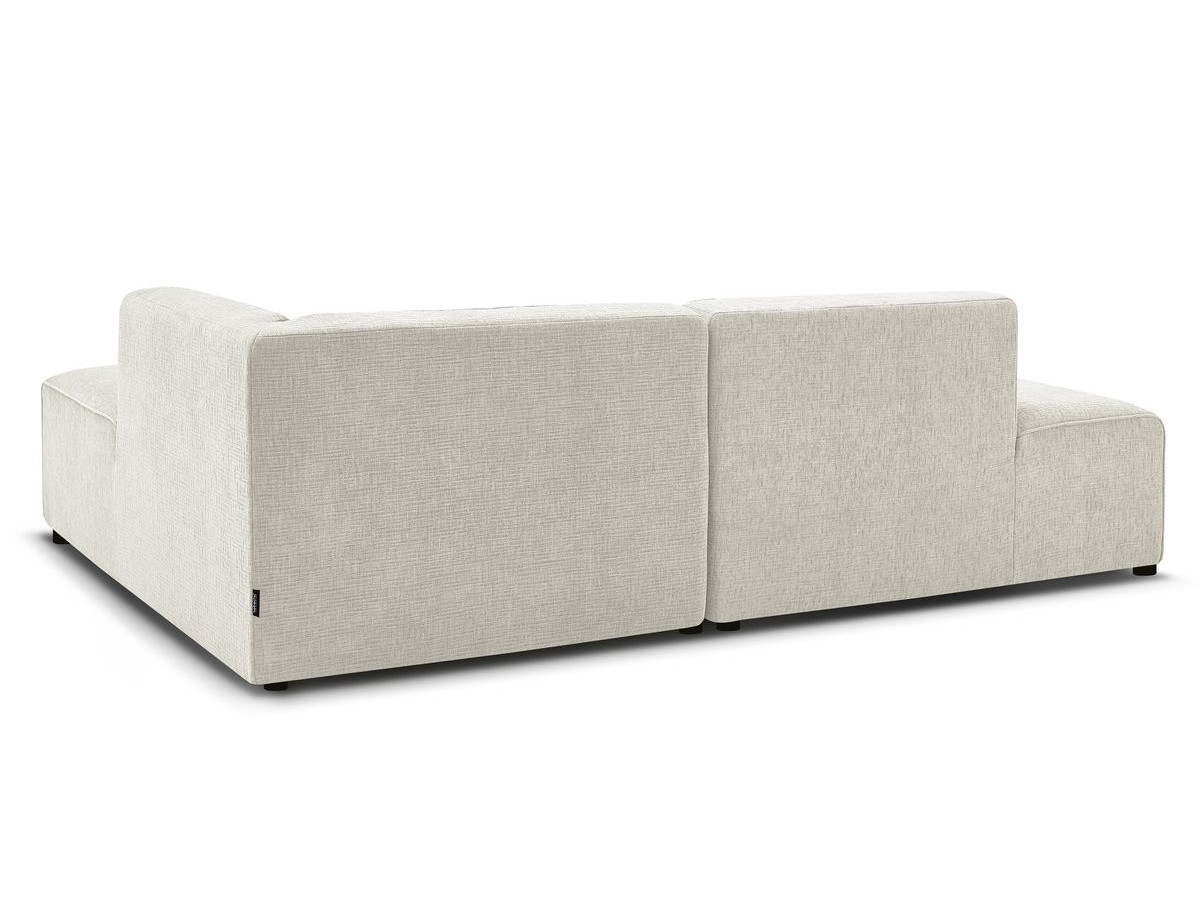 Bobochic Megeve Ecksofa Strukturstoff Beige Ecke rechts