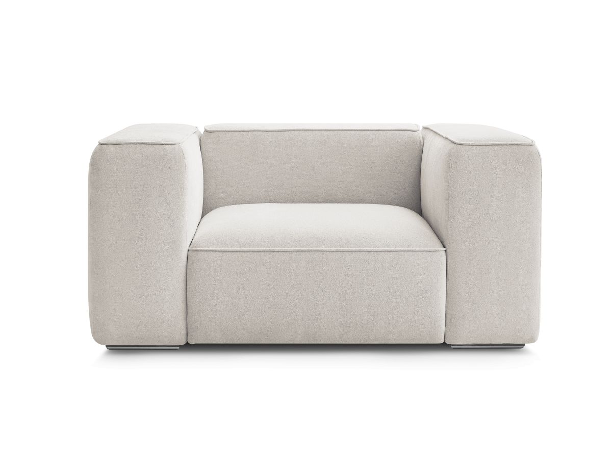 Bobochic Zephyr Sessel Strukturstoff Beige