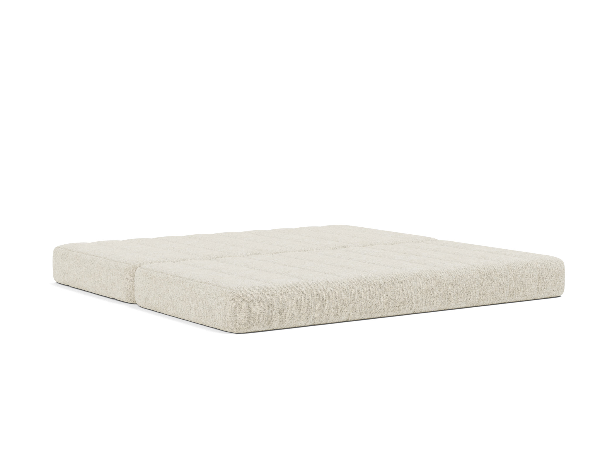 Schlafsofa CozyPad Strukturierter Stoff Taura 357-Off-White