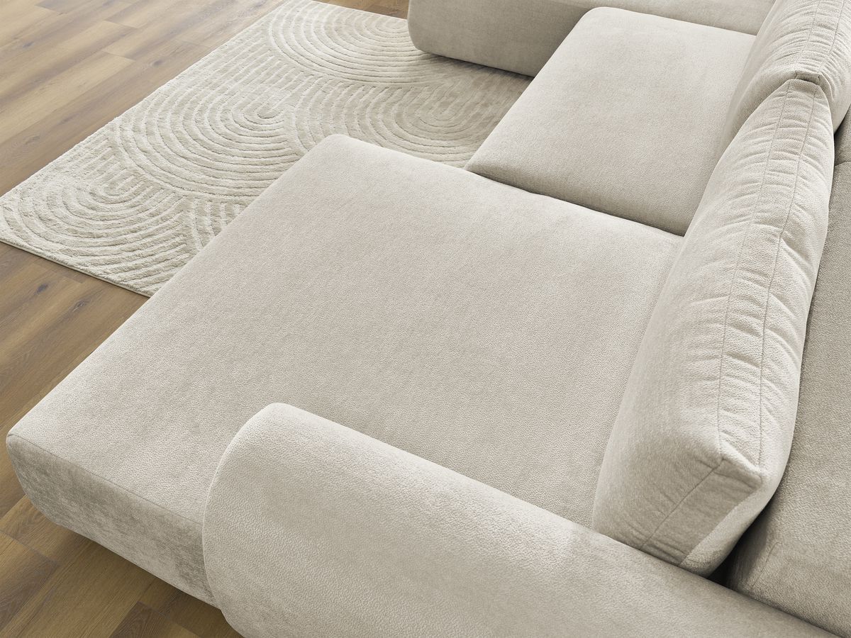 Bobochic Lucien Wohnlandschaft Stoff Beige Ecke rechts