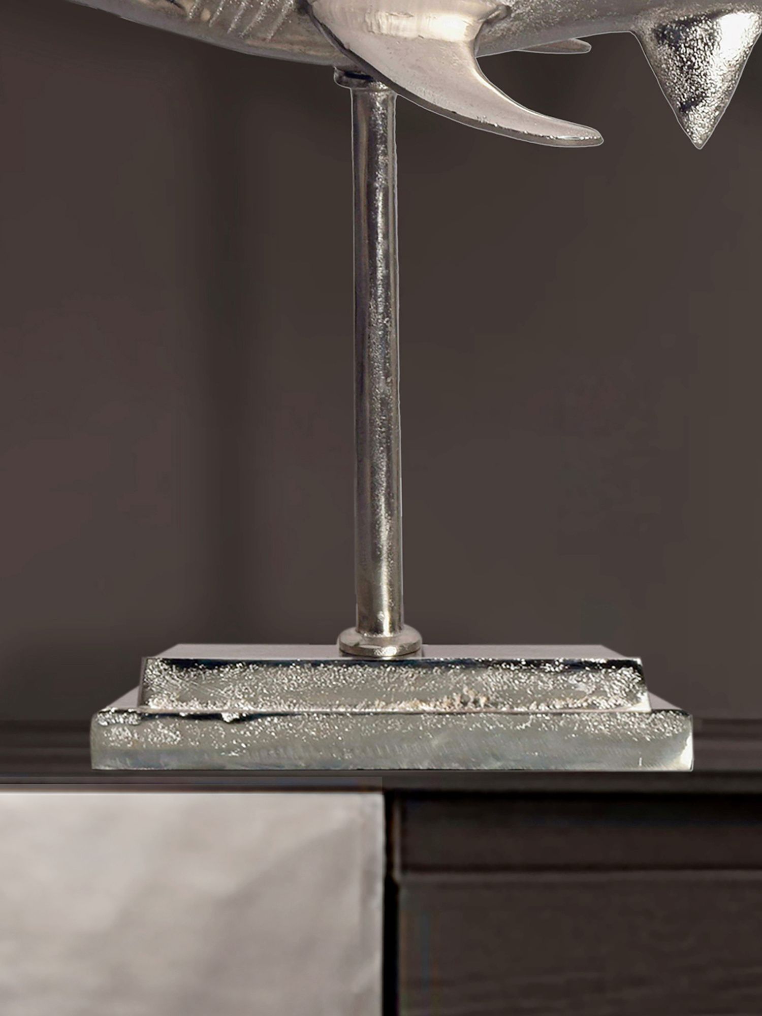Dekofigur Hordvik Aluminium Silber 70 × 27 × 49 cm