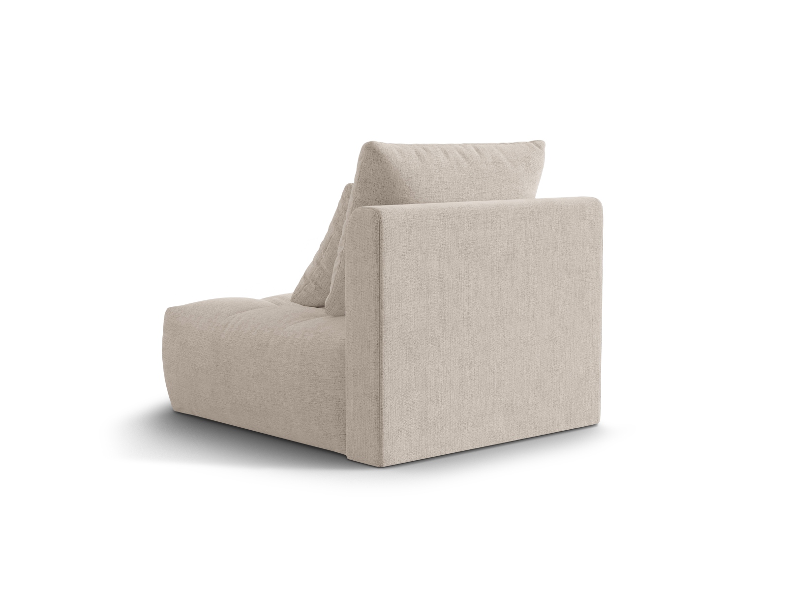 Micadoni Armloses Modul Bloom Strukturierter Stoff City Dunkelbeige