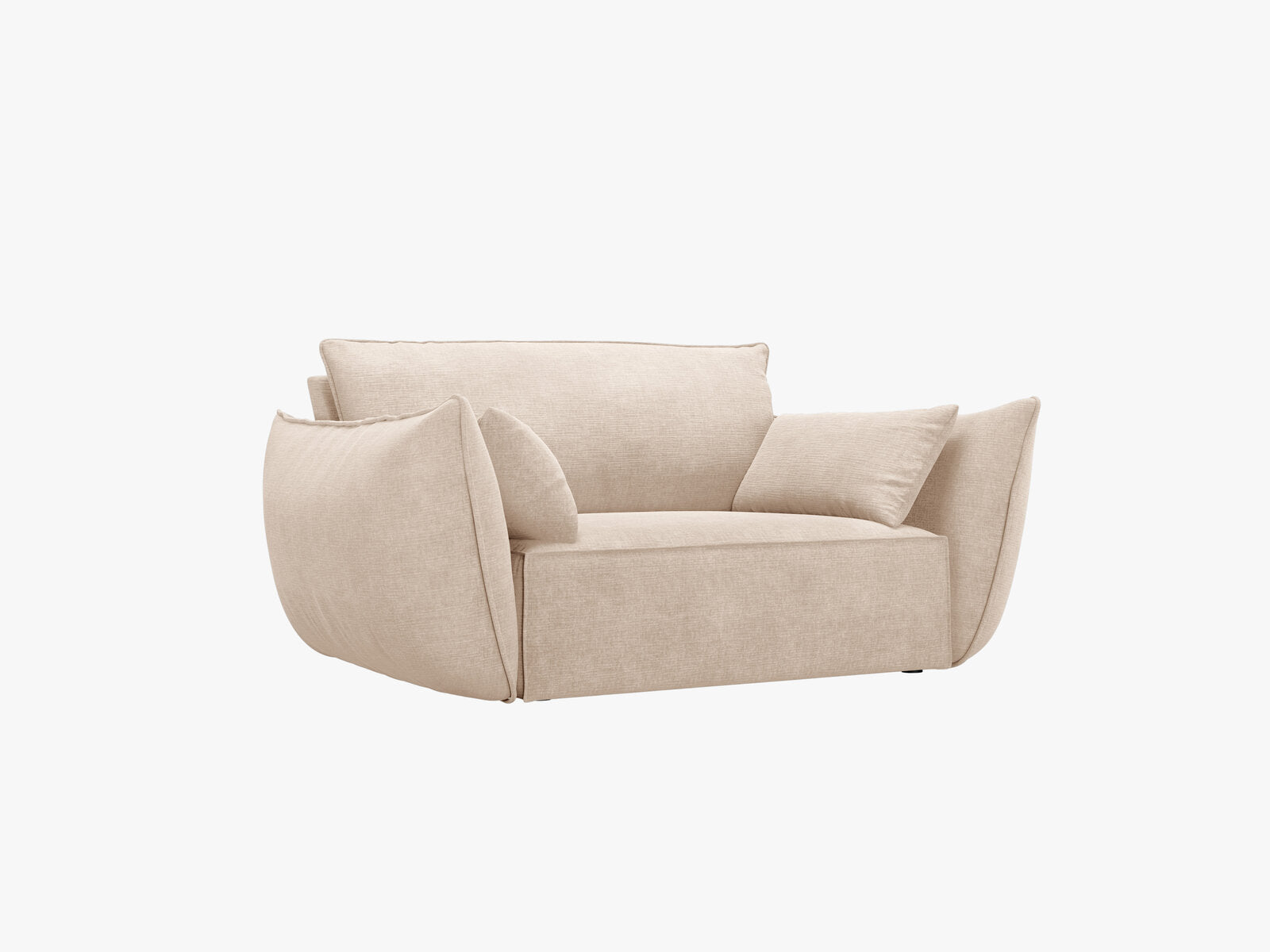 Micadoni Sessel Kaelle 1-Sitzer Chenille Over The Horizon Beige