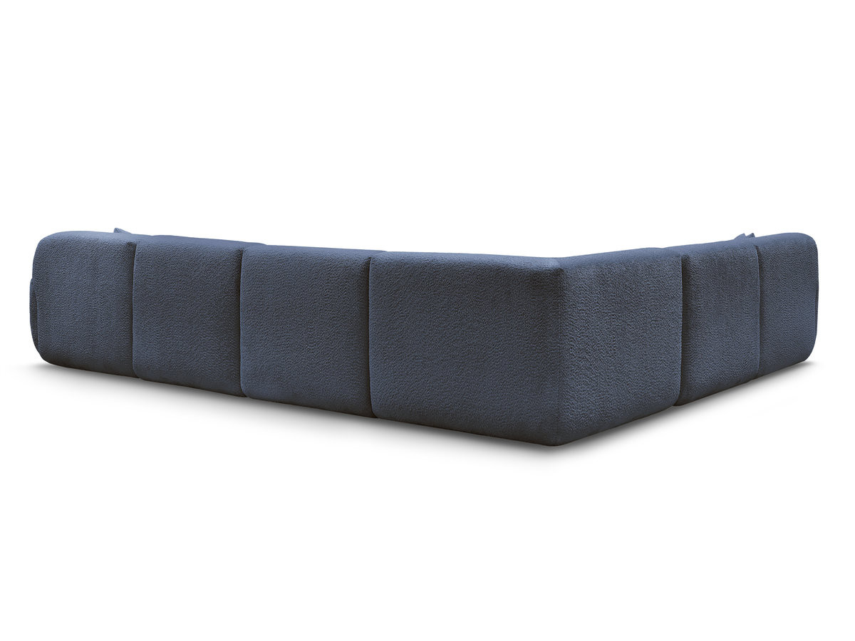 Bobochic Anda Wohnlandschaft Chenille Dunkelblau Ecke links