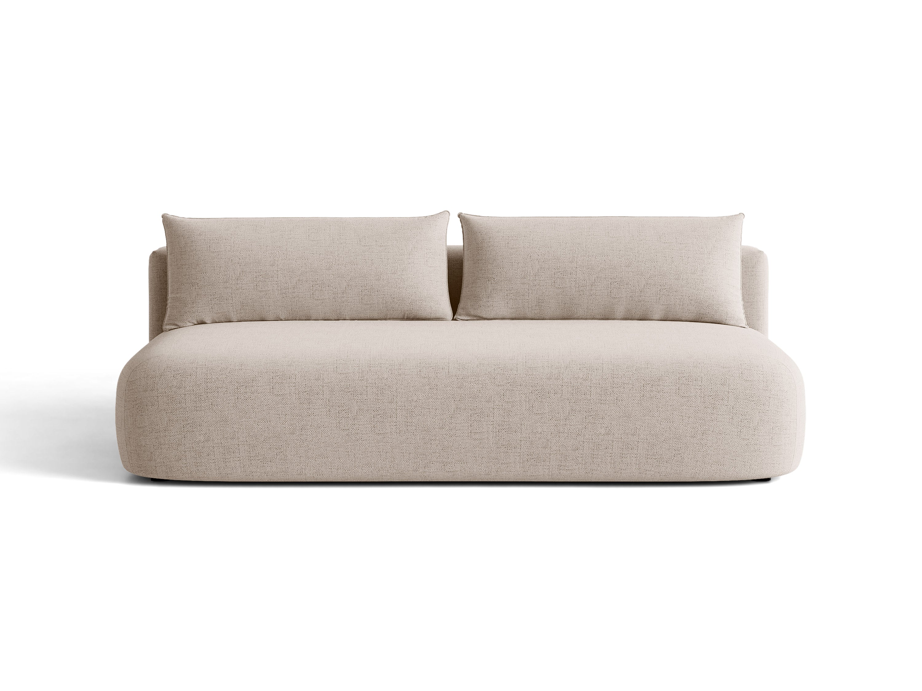Micadoni Hena Sofa Mit Bettfunktion Und Stauraum Strukturierter Stoff Moly Cappuccino