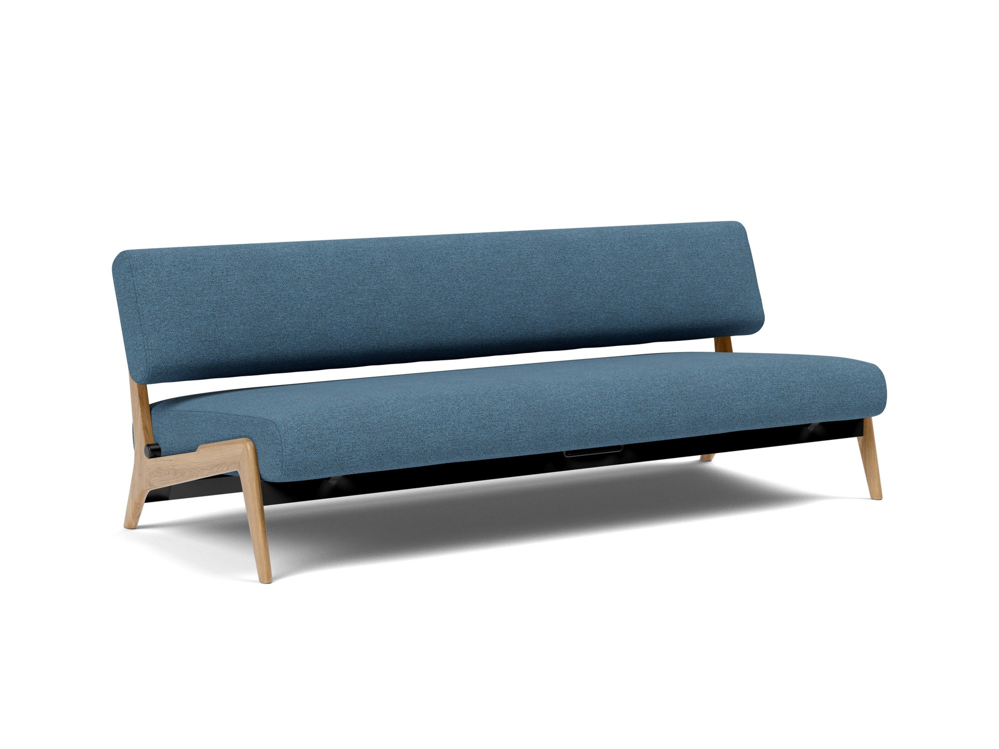 Tagesbett Nolis Strukturierter Stoff Weda 302-Weda-Blue