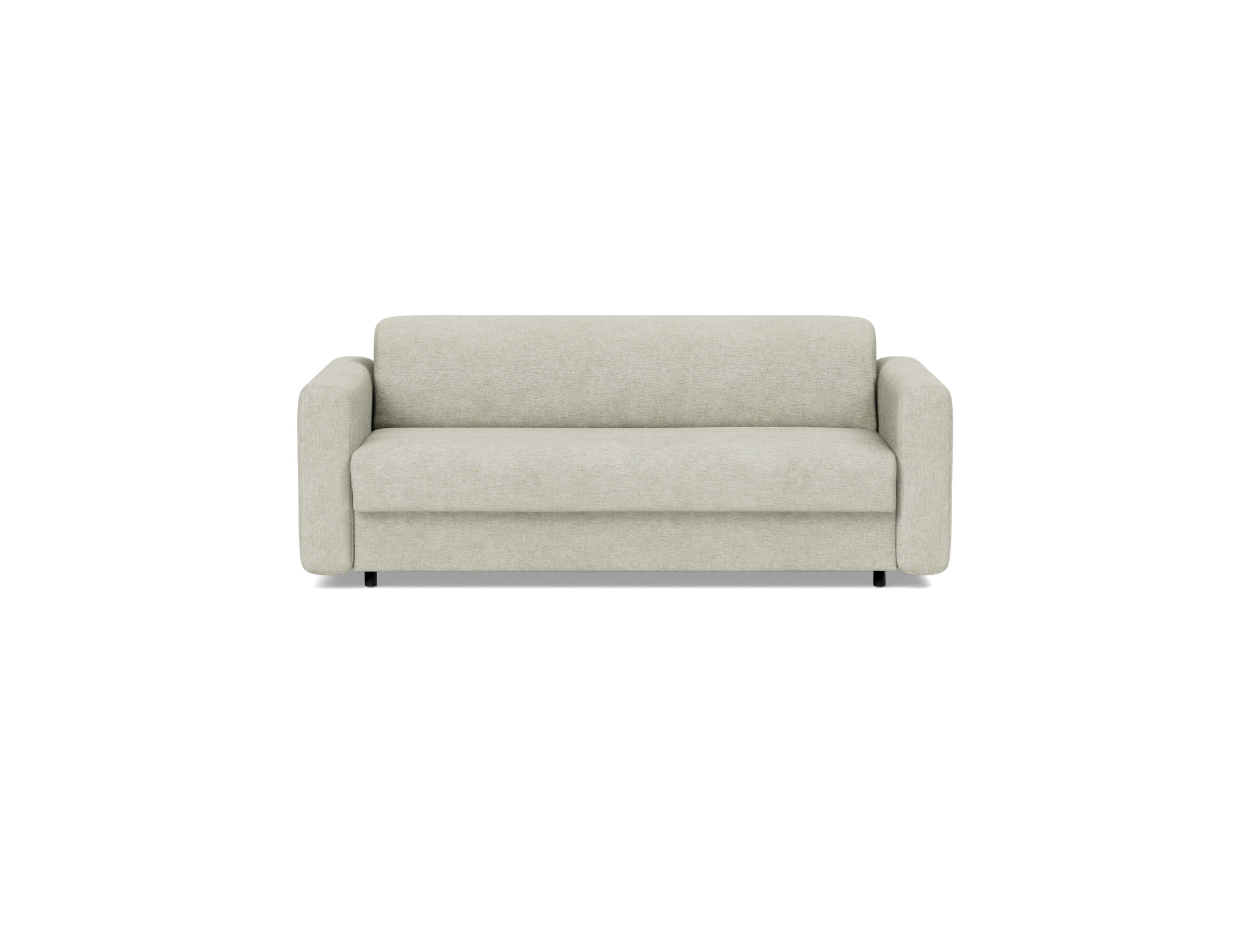 Schlafsofa Killian mit Memory-Matratze 140 Flachgewebe Avella 280-Sand