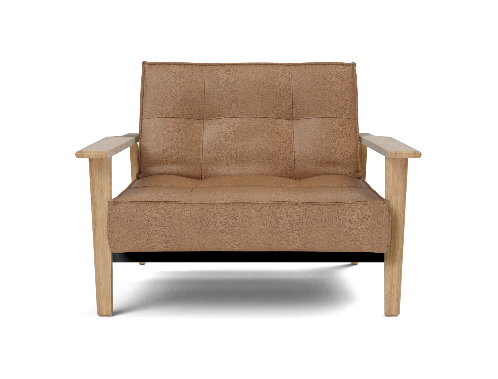 Sessel Splitback Frej Lederoptik Faunal 551-Brown