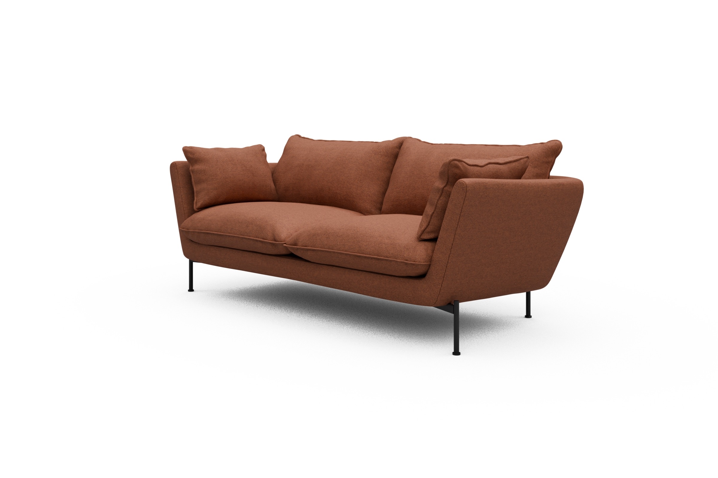 Sofa Anton PREMIUM 2-Sitzer Weda-Rust