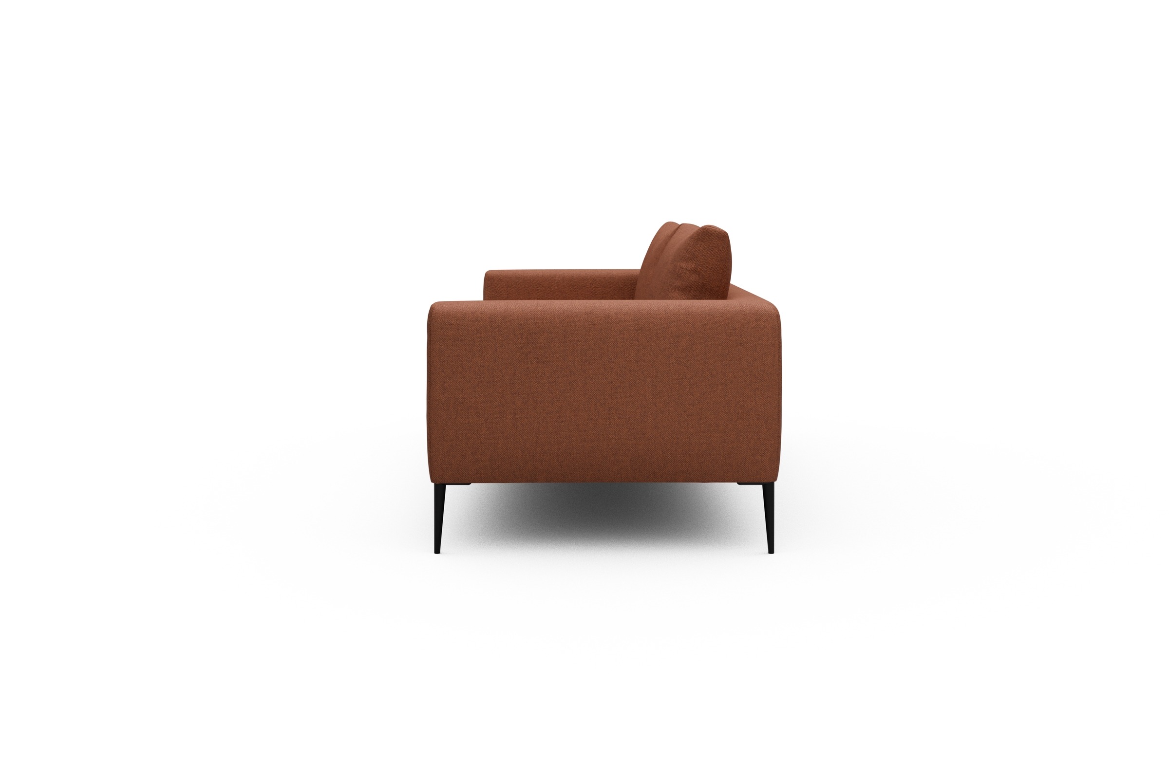 Sofa Paul 3-Sitzer Weda-Rust