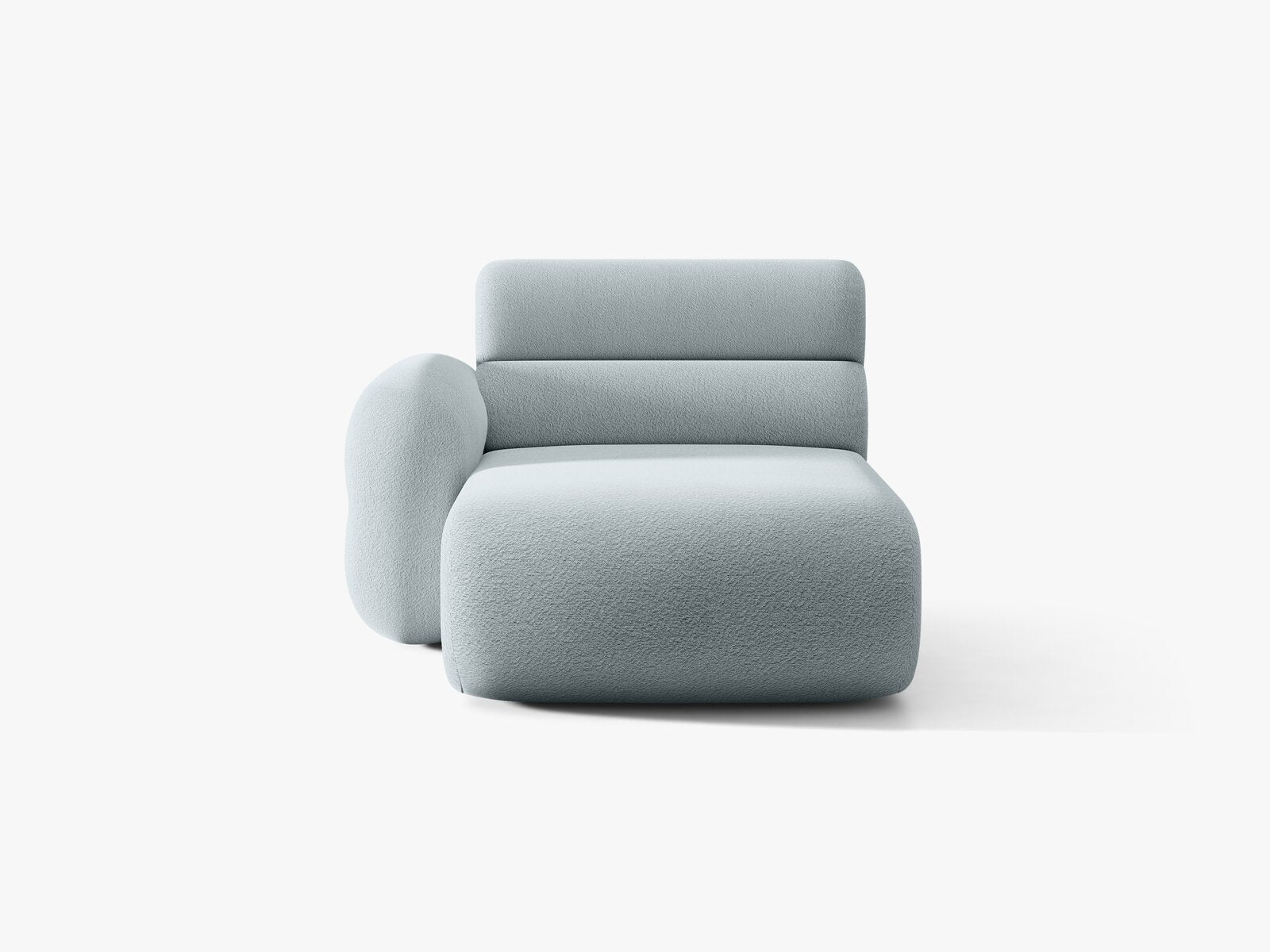 Micadoni Neo Chaiselongue Links Boucle Baloo Hellblau