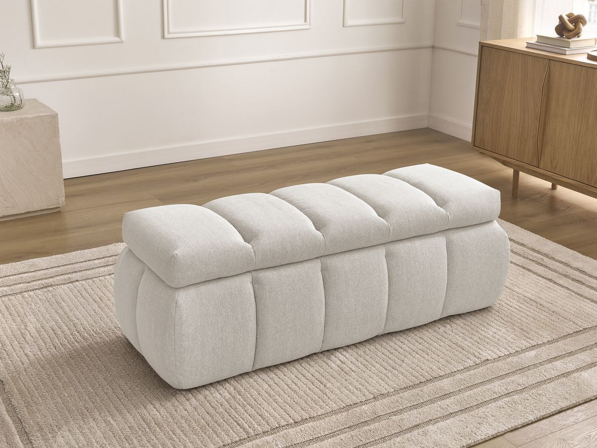 Bobochic Denali Bettbank 144 × 54 cm Stoff Beige