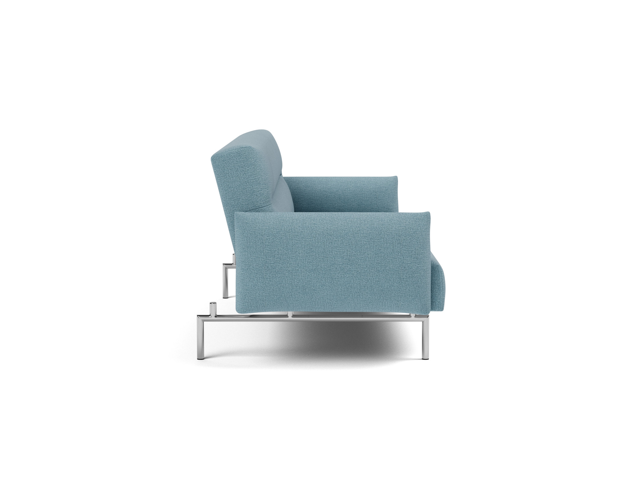 Schlafsofa Jillis mit Armlehnen Flachgewebe Mixed Dance 525-Light-Blue