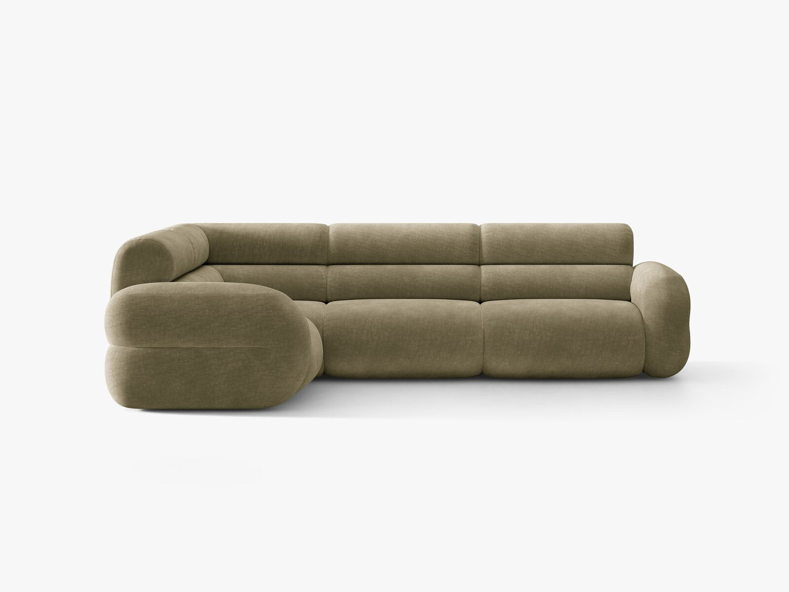 Micadoni Neo Ecksofa 5-Sitzer Rechts Chenille Golden Hellolive