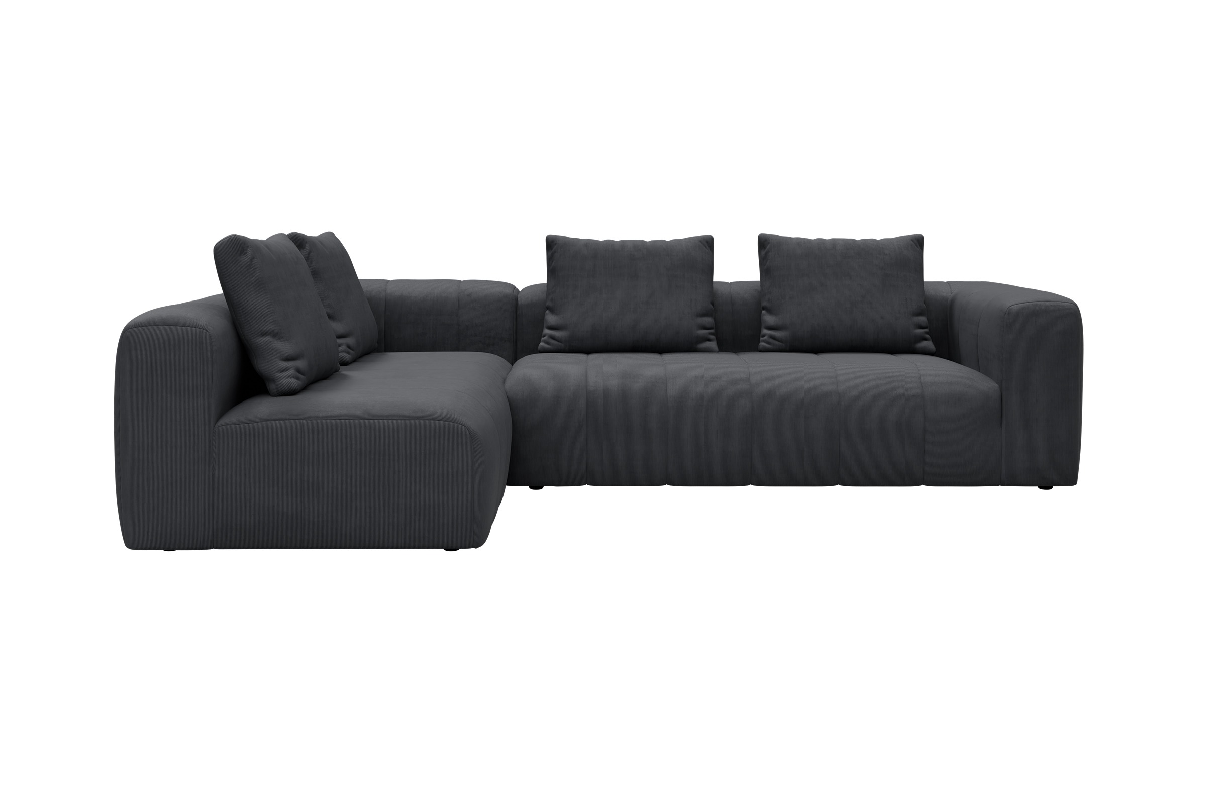 Hugo 2x 2,5-Sitzer Armlehne rechts Cordufine-Slate-Grey moebelfaktor