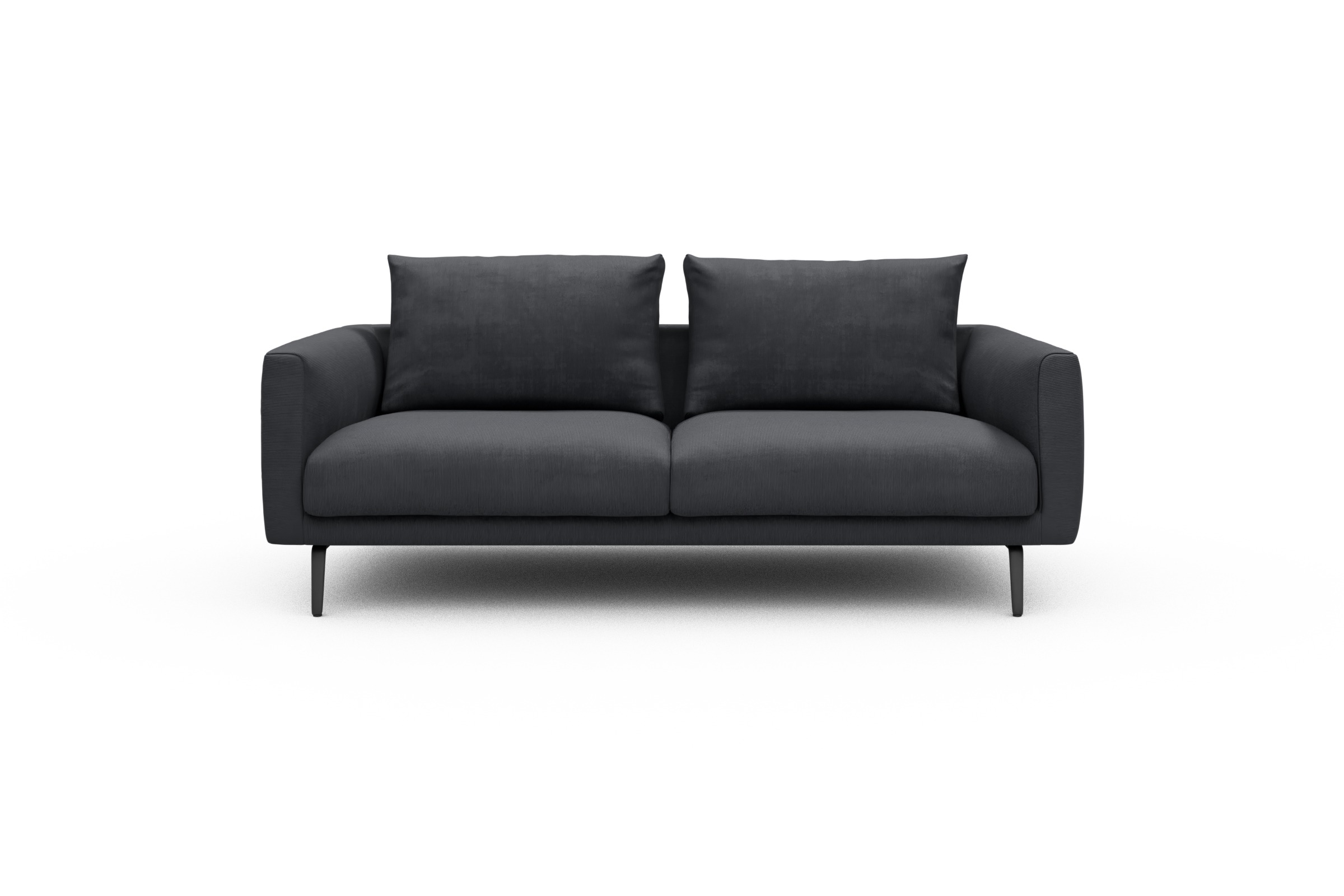 Skandi Home Sofa Karl 2-5-Sitzer Cordufine-Slate-Grey moebelfaktor
