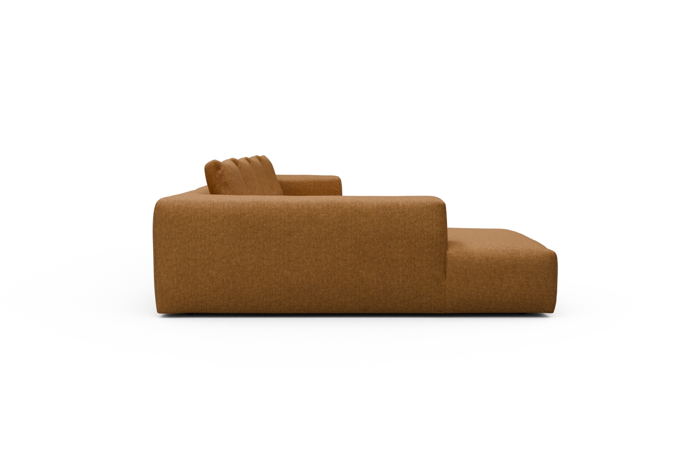 Wohnlandschaft Fred Relax-Ecke links mit 2-Sitzer und Chaiselongue rechts Sama-Cur