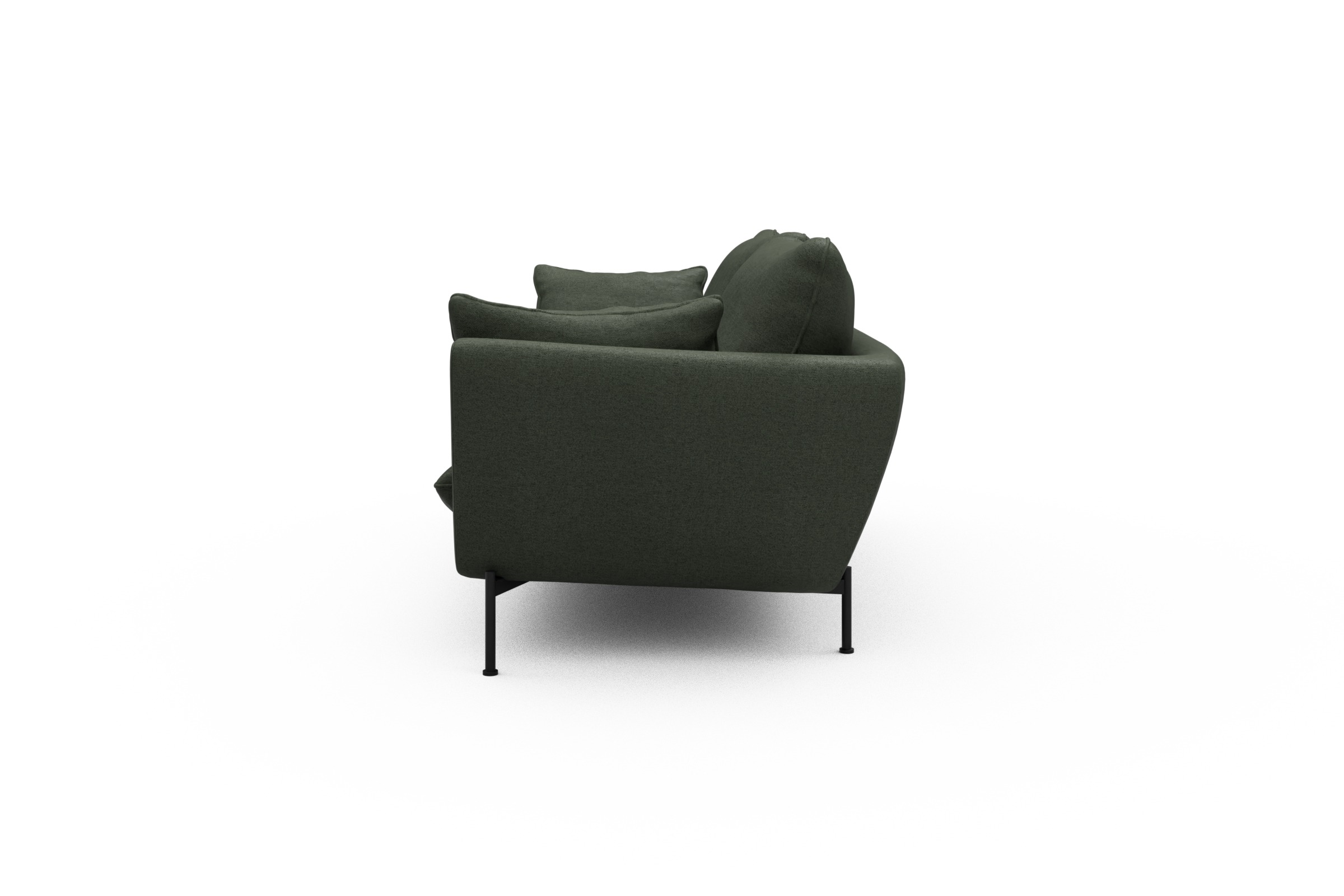 Sofa Anton 3-Sitzer Denari-Forest-Green