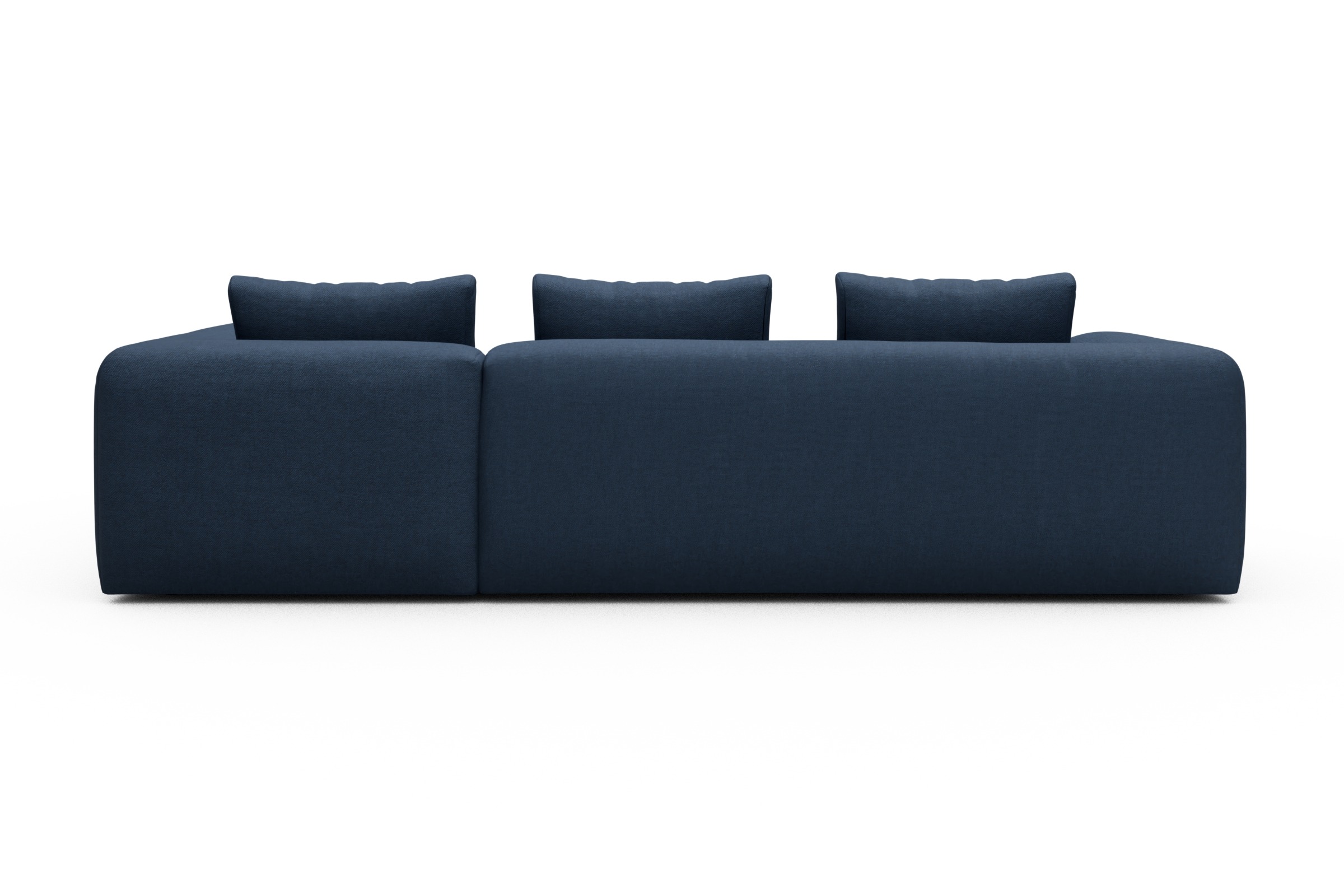 Ecksofa Fred 2x 2,5-Sitzer rechts offen Weda-Blue