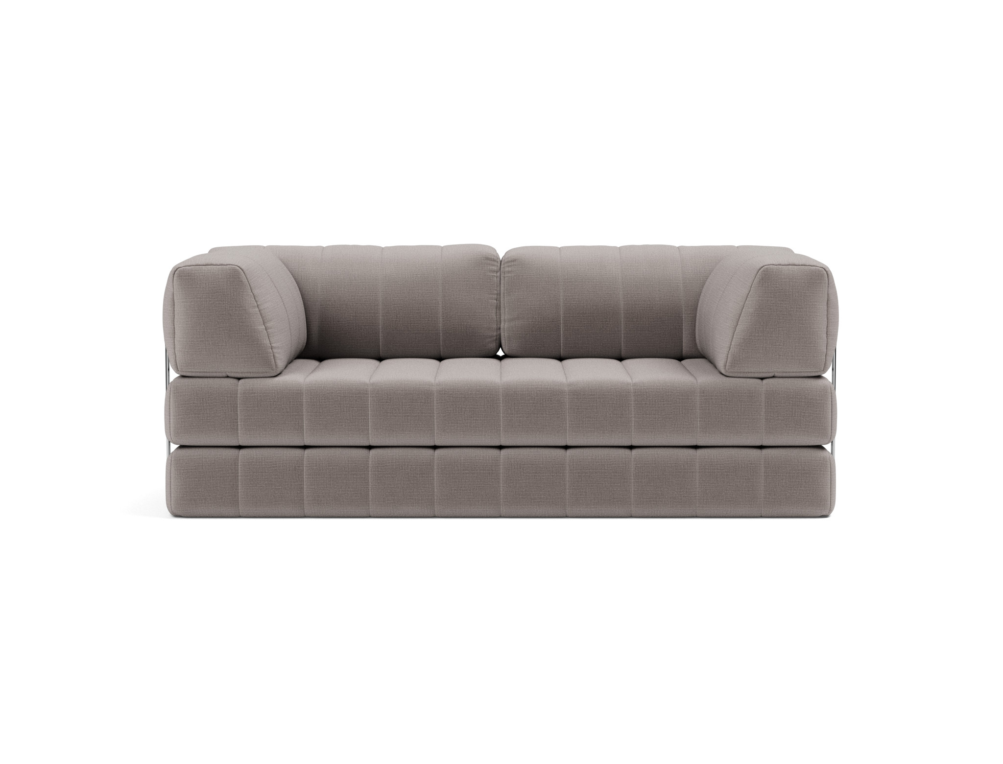 Schlafsofa CozyPad mit Armlehnen Chenille Esina 418-Truffle