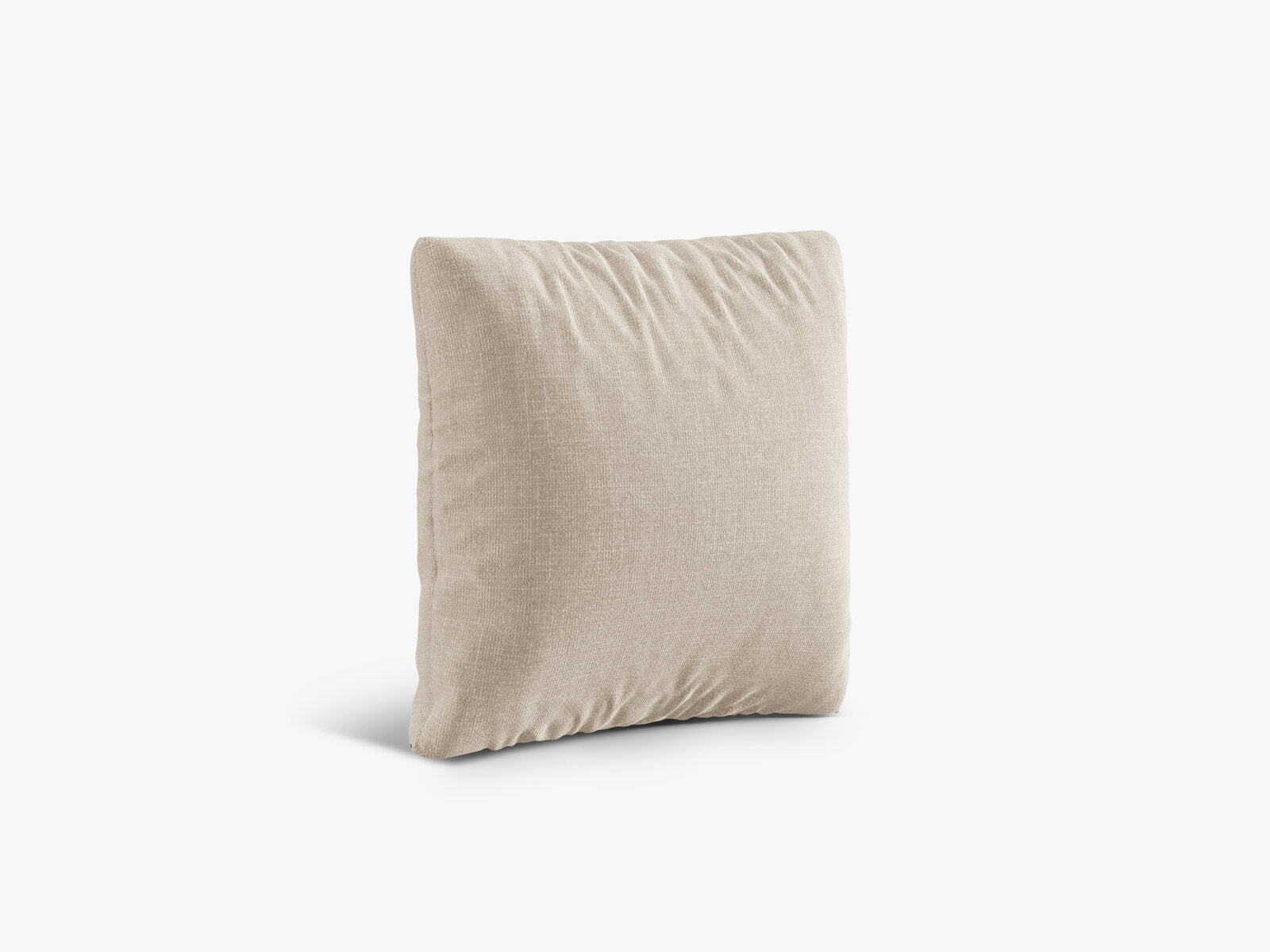 Micadoni Kissen Nuria Strukturierter Stoff Beige 50x50x19