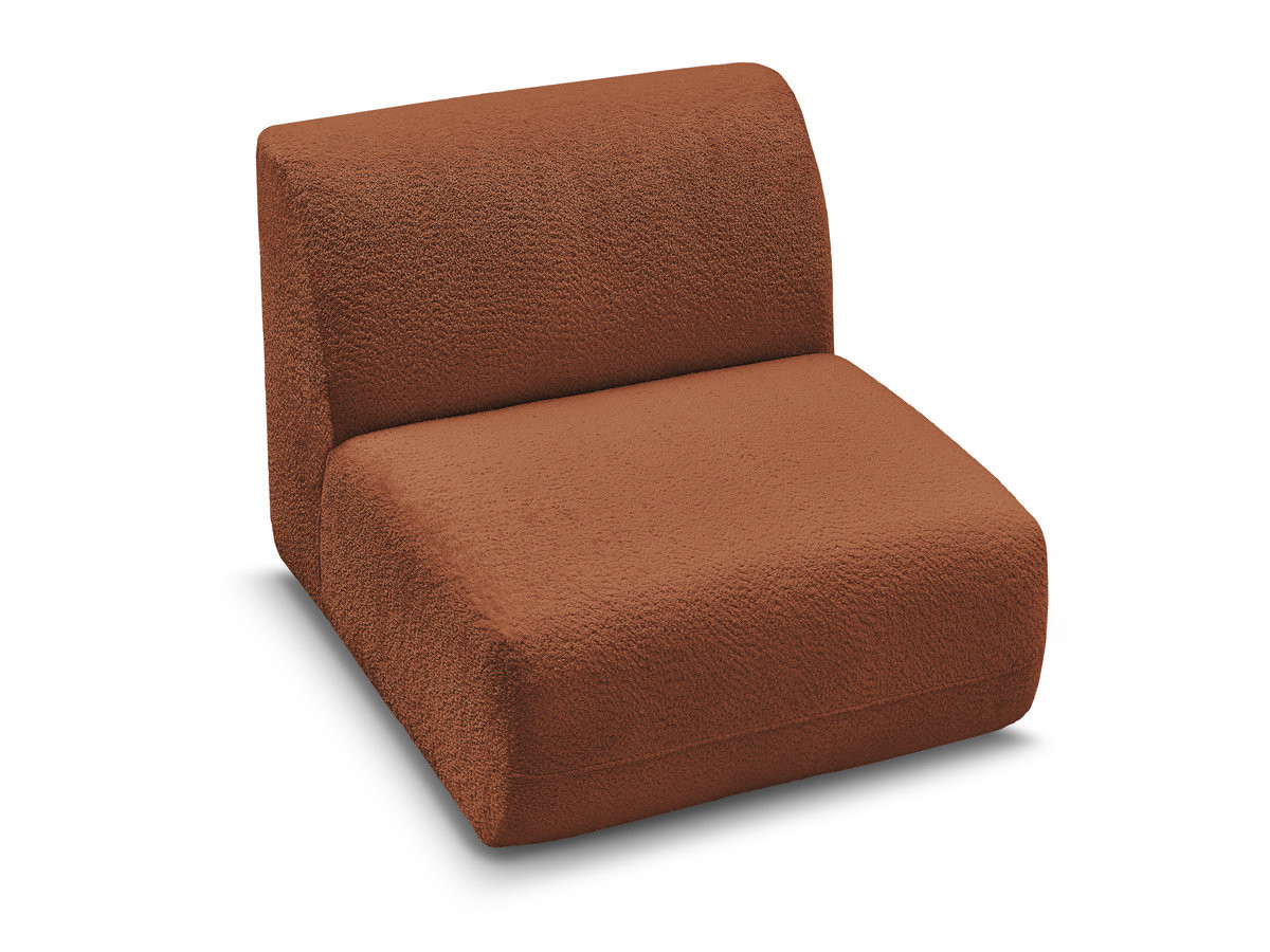 Bobochic Anda Sofamodul 1-Sitzer 84 × 103 cm Chenille Orange