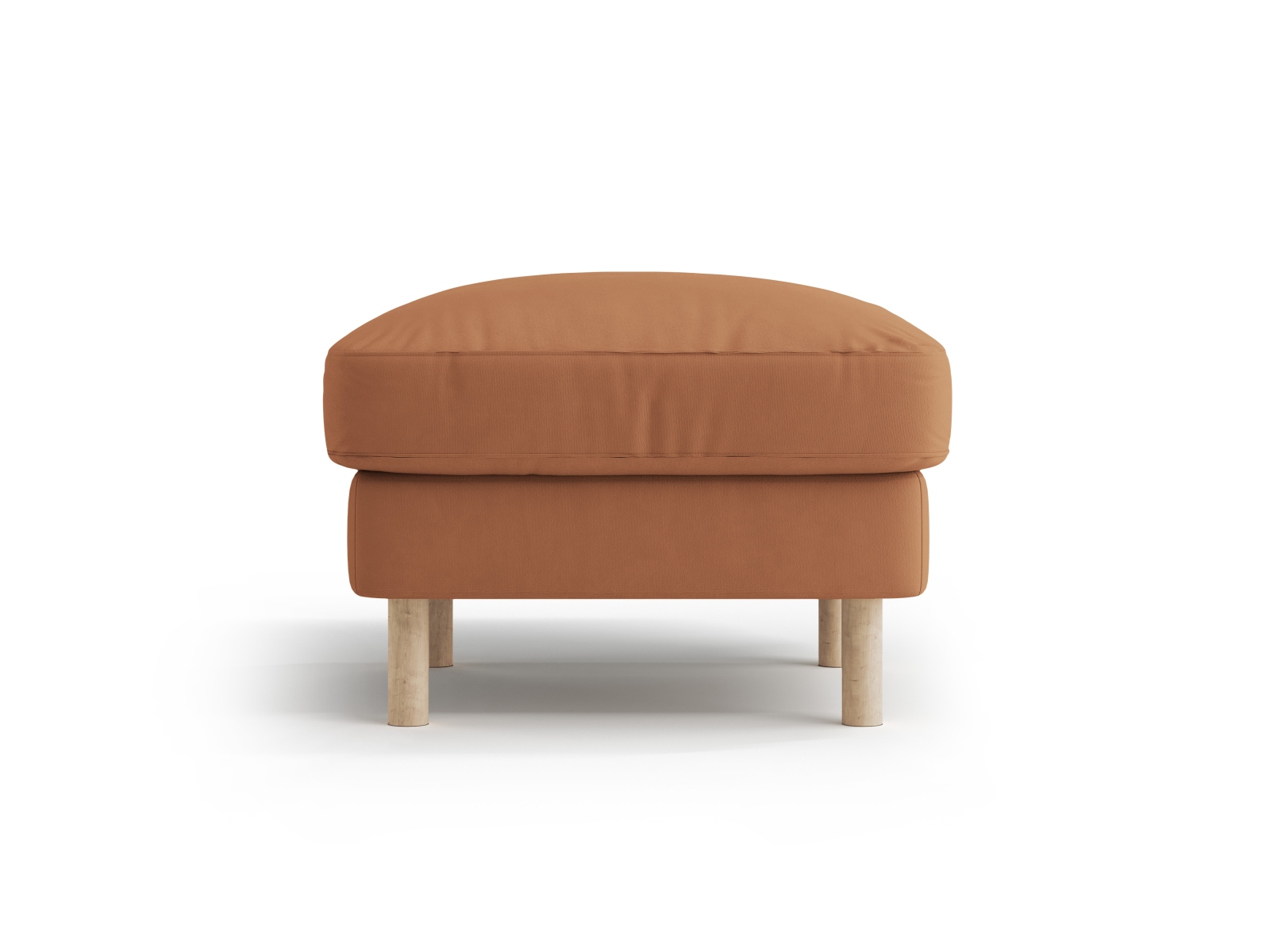 Micadoni Hocker Eden 1-Sitzer Samt Honig