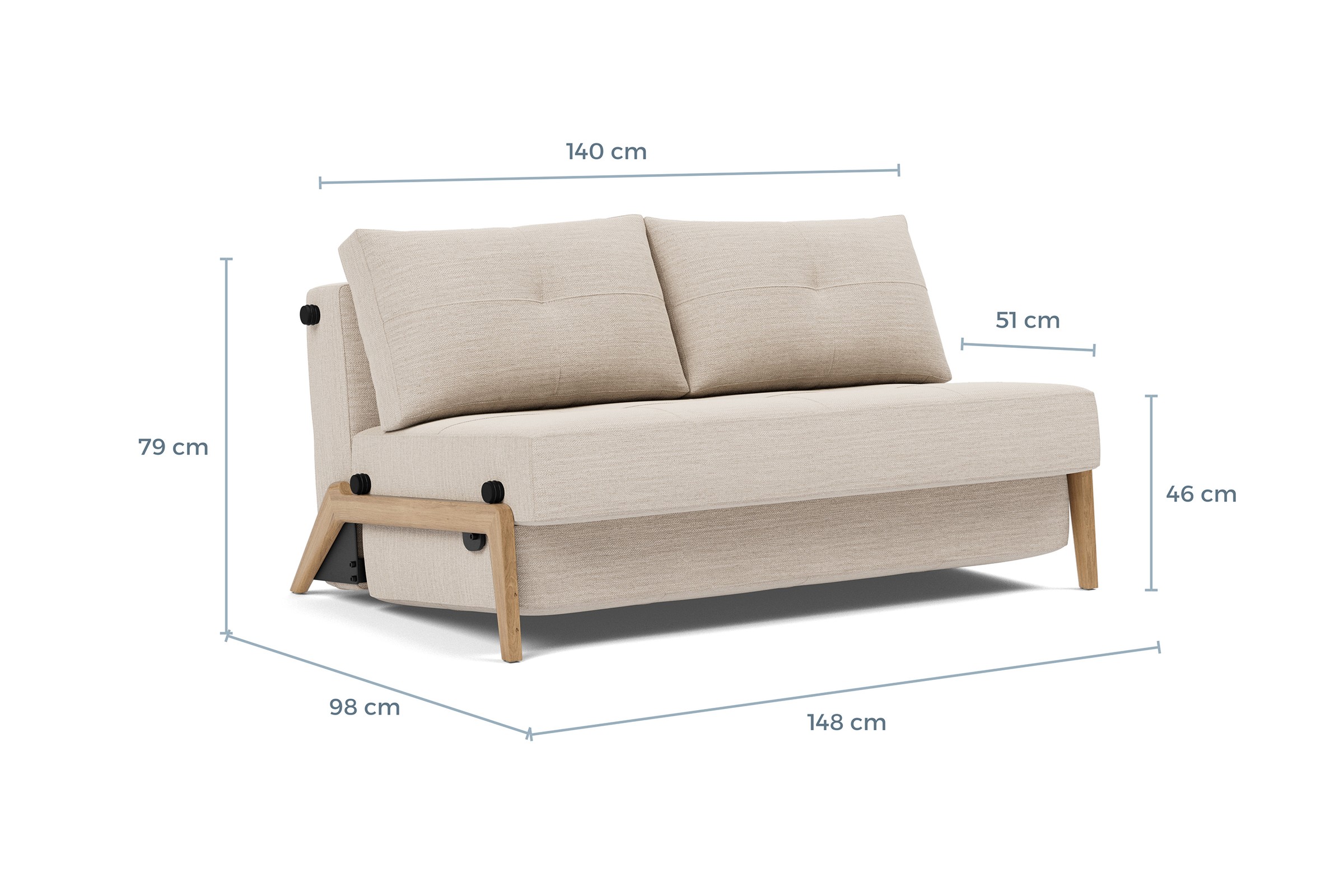 Schlafsofa Cubed