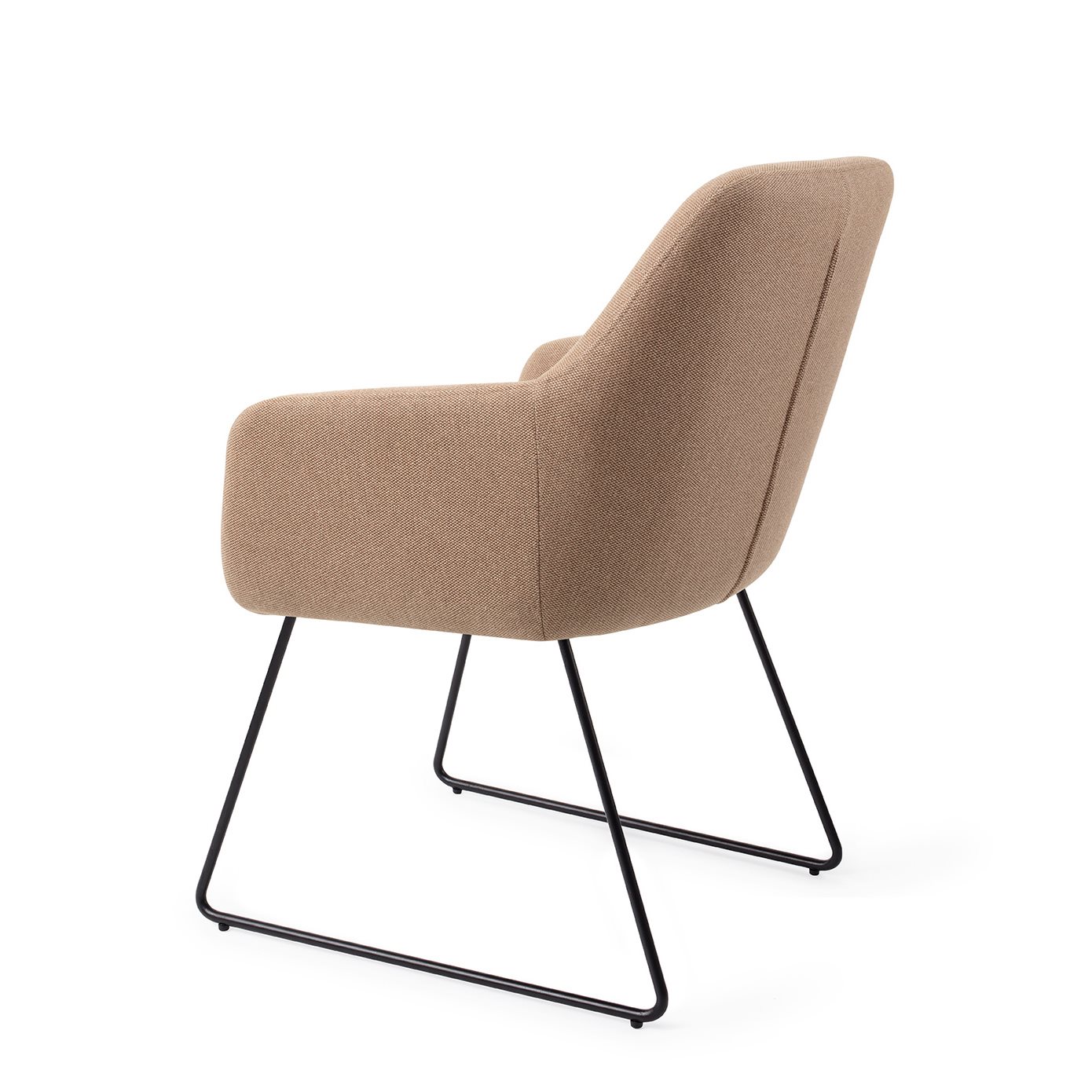 Jesper Home Esszimmerstuhl Hiroo Whisper-Wheat Slide Schwarz