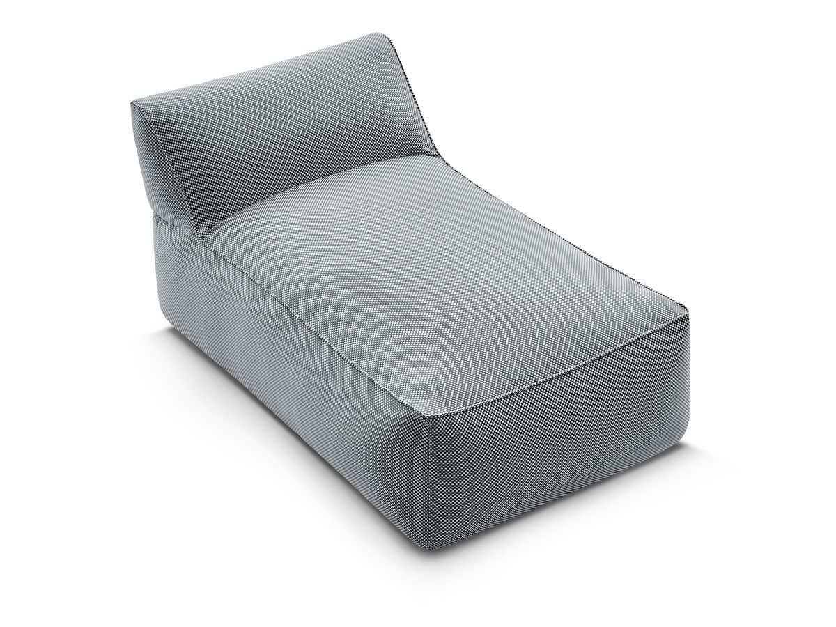 Bobochic Riviera Méridienne-Modul Melange-Stoff Schwarz