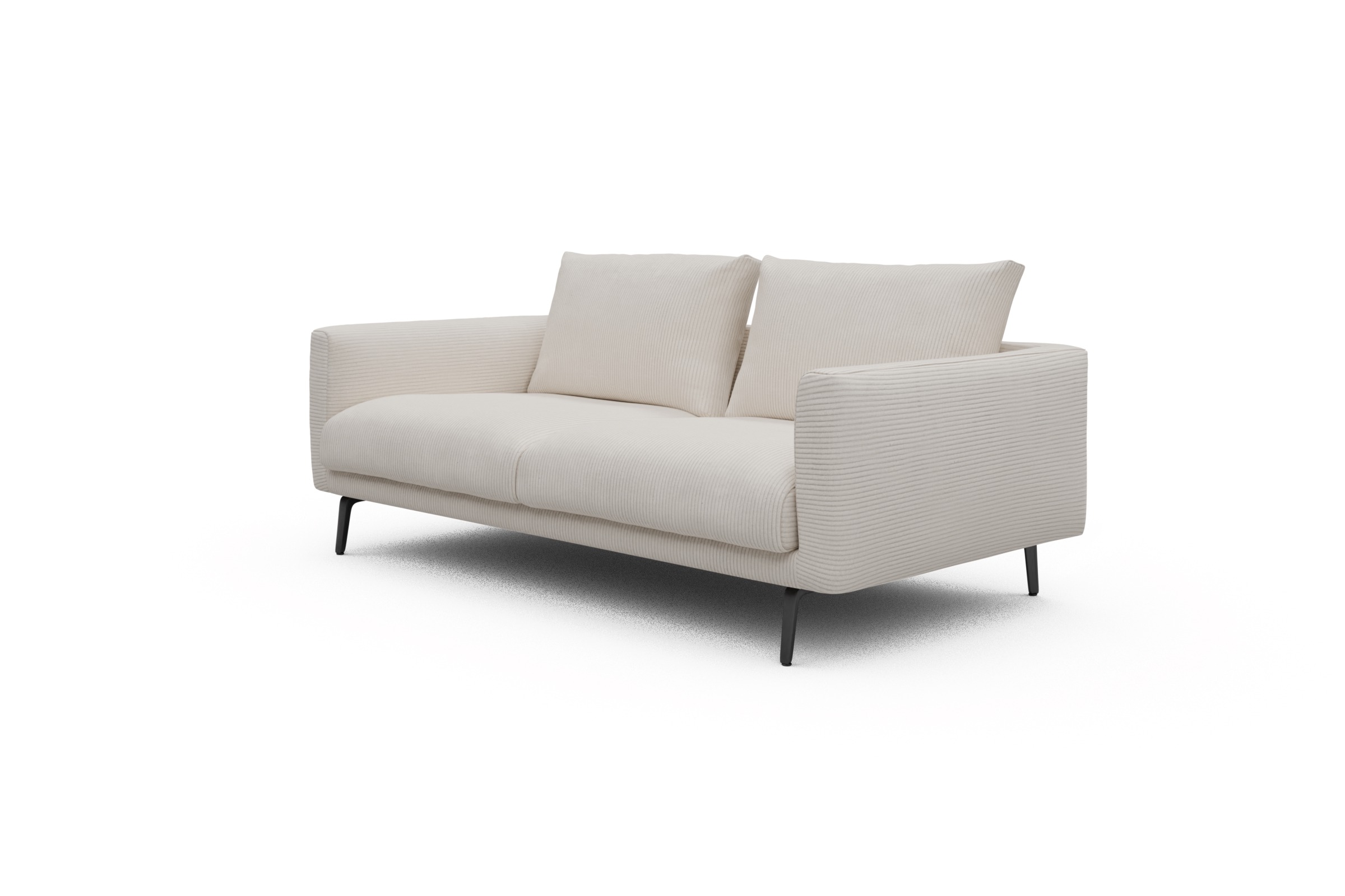 Sofa Karl 2-5-Sitzer Corduroy-Ivory